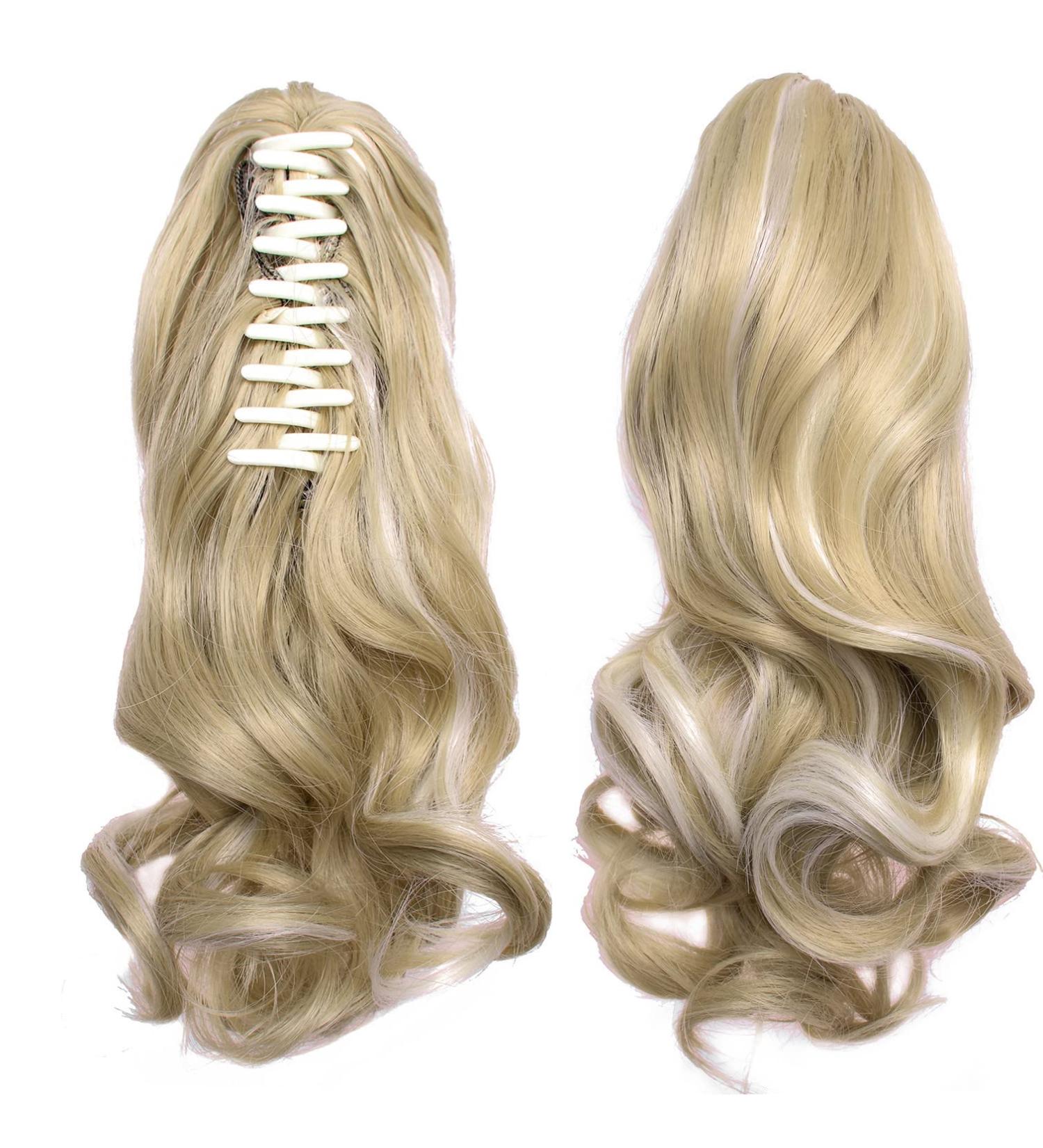 ZSLJSWDZ Blonde Hairpiece Braid & Ponytail Extension | Natural Wavy Hair for Effortless Style - Buy Online on GoSupps.com