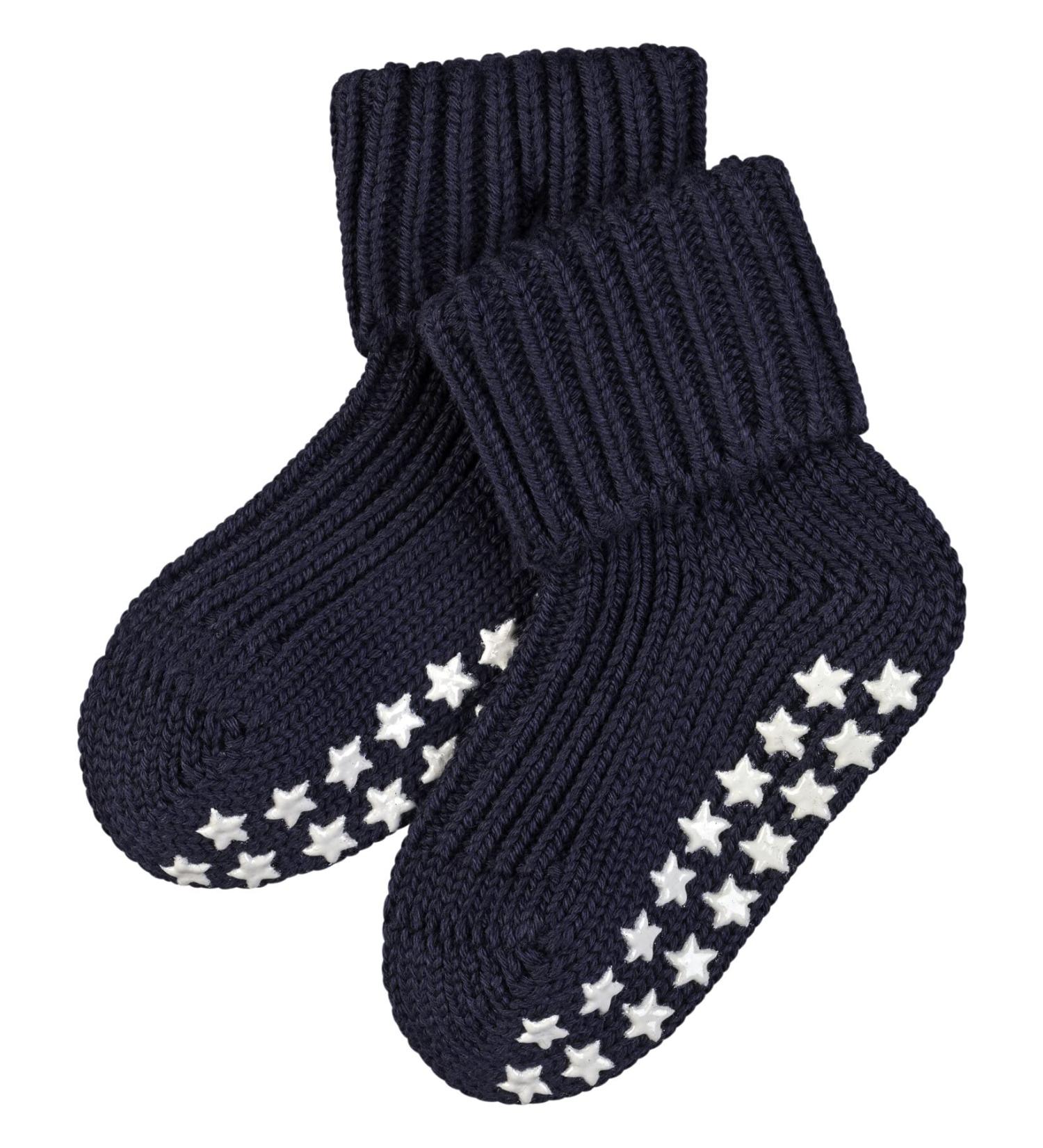 FALKE Unisex Baby Catspads Cotton Slipper Socks - Blue (Dark Marine 6170) - 12-18 Months - 1 Pair - Buy Online on GoSupps.com