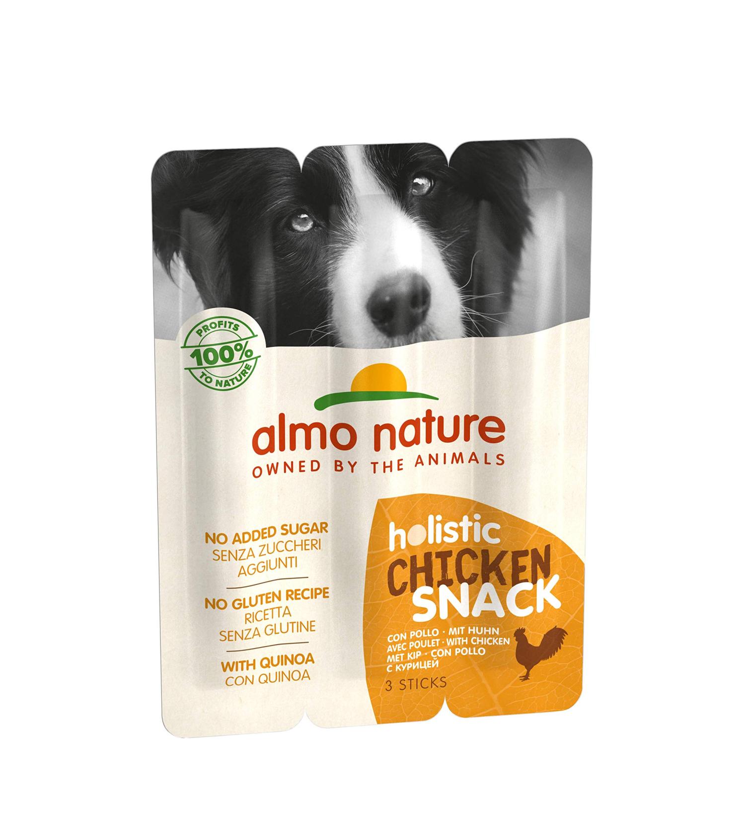 almo nature Dog Holistic Snack Chicken 3 x 10 g 30 g - Buy Online on GoSupps.com