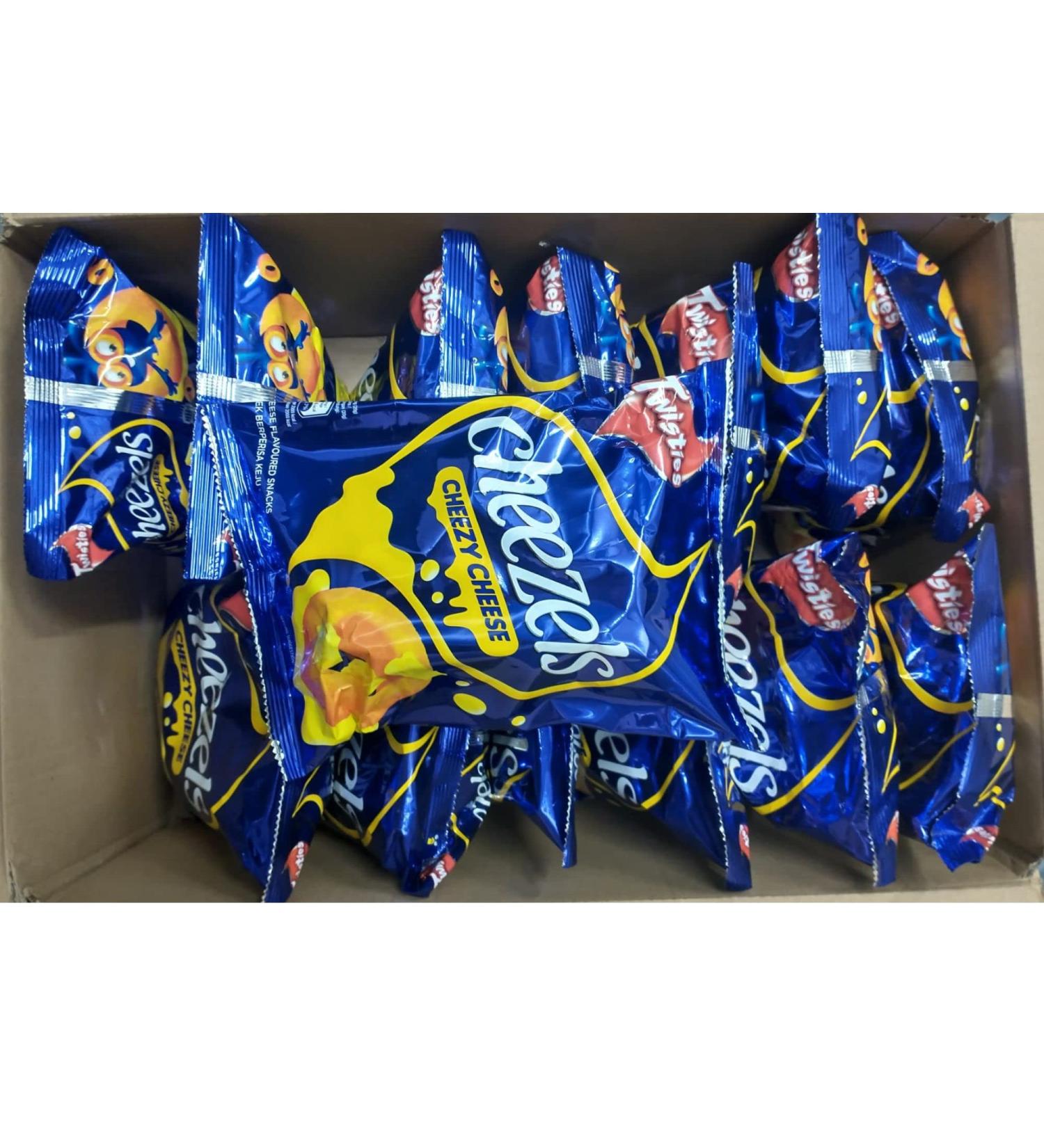 Twisties Cheezels Cheezy Cheese 60g Each 14 Packets halal exp 4Nov'24
