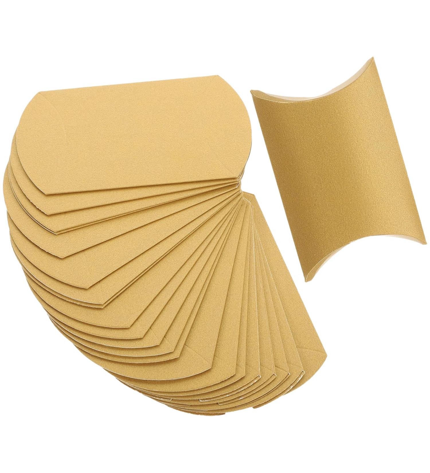 CHILDWEET 20pcs Candy Box Candy Case Pillow Shaped Boxes Kraft Pillow Boxes Cookies Boxes Pillow Shaped Treat Boxes Small Favor Boxes Small Candy Containers Pillows Bride Paper Wedding Snack 1 - Buy Online on GoSupps.com
