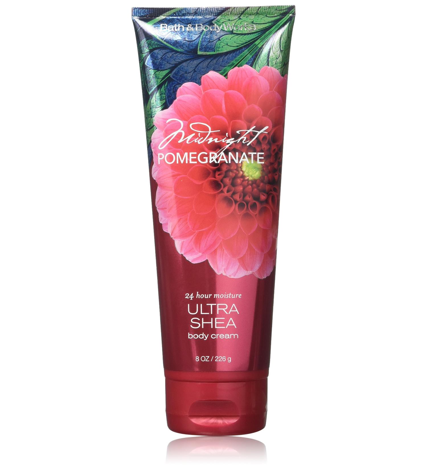Buy Bath & Body Works Midnight Pomegranate Ultra Shea Body Cream 8 oz - Nourishing Body Moisturizer for Soft Hydrated Skin - Fast International Shipping - Buy Online on GoSupps.com