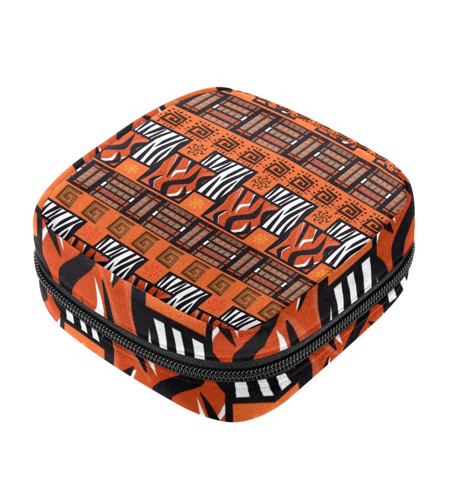 Stylish Storage Bags for Women's Bandages & Menstrual Cups - Portable African Print Tapes for First Periods - Buy Online on GoSupps.com