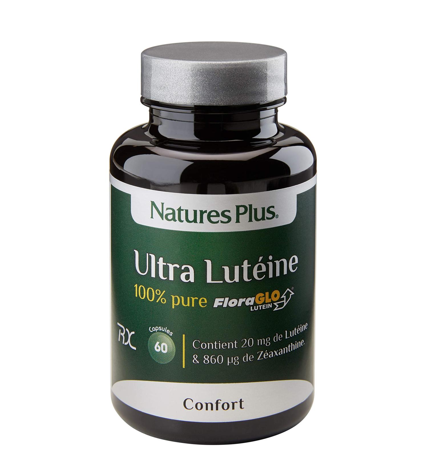 UltraLutein 60 capsules 100% pure - 20mg of lutein - Extract of Indian Rose flowers (Tagetes erecta) - Designed and manufactured for