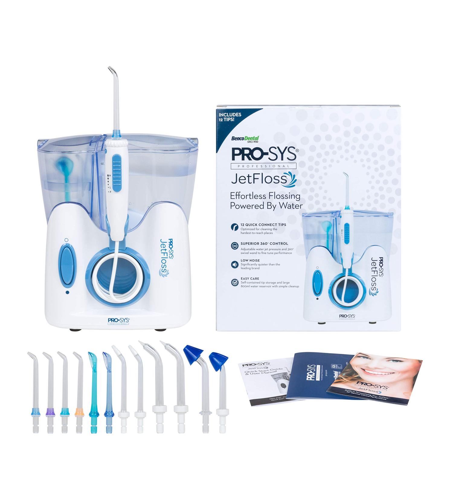 PRO-SYS JetFloss Water Flosser for Braces & Periodontal Care | Orthodontic Tips Included - Buy Online on GoSupps.com