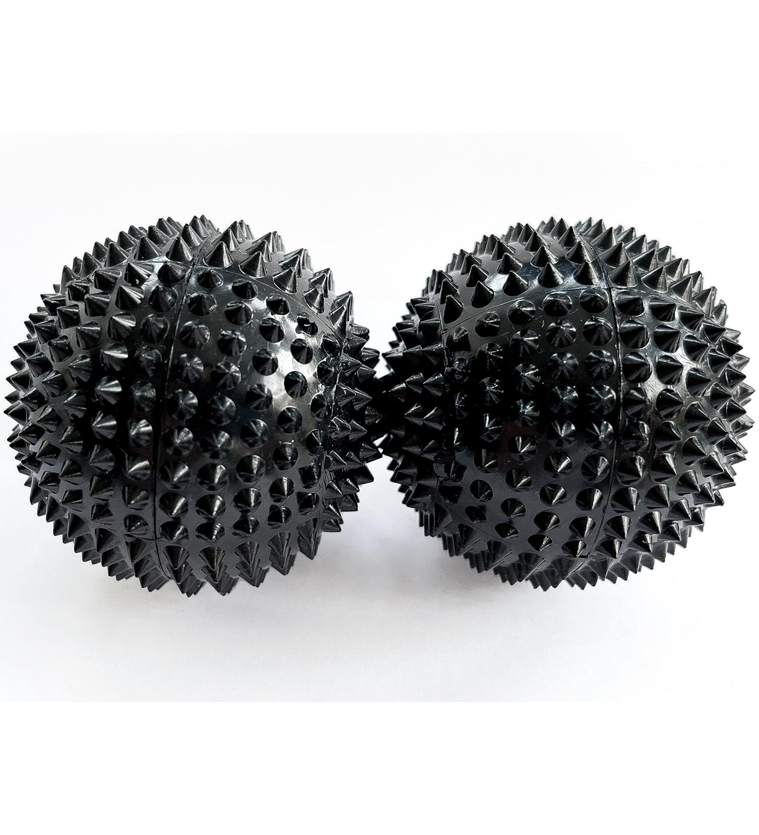 2x Biodegradable DBT Skills Hedgehog Ball - Magnetic Acupressure Stress Relief & Massage | Black 47mm | Boost Concentration & Alleviate Tension - Buy Online on GoSupps.com