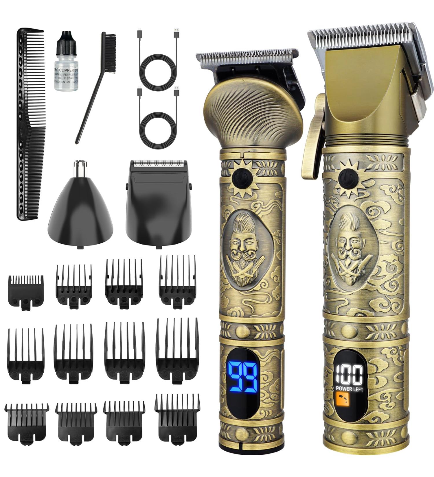 Ultimate Men's Grooming Kit: Clippers & Trimmers Set Professional Beard Trimmer & Hair Clippers - Perfect Gifts for Him - Buy Online on GoSupps.com