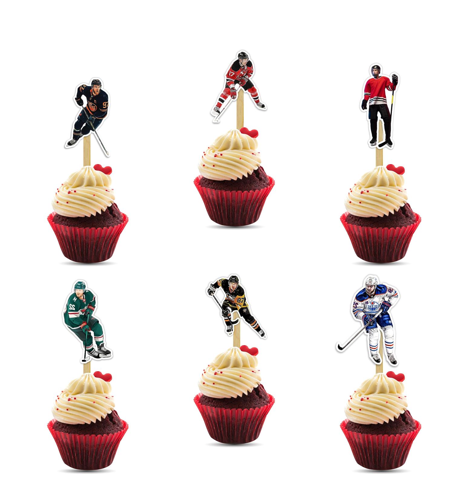 Hockey CupCake Topper - Buy Online on GoSupps.com