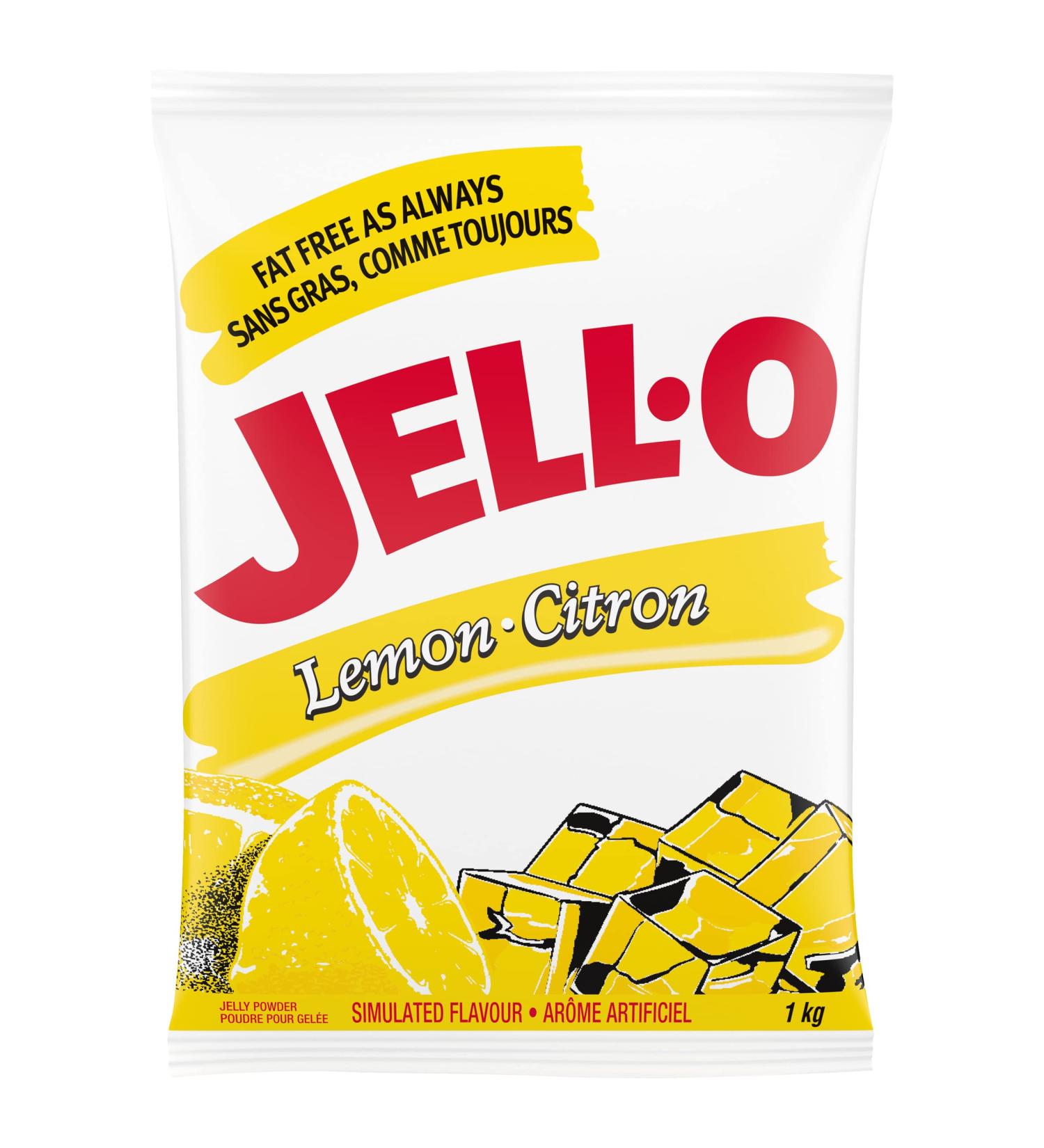 Jell-O Lemon Gelatin 1kg (2 Count) - Buy Online on GoSupps.com
