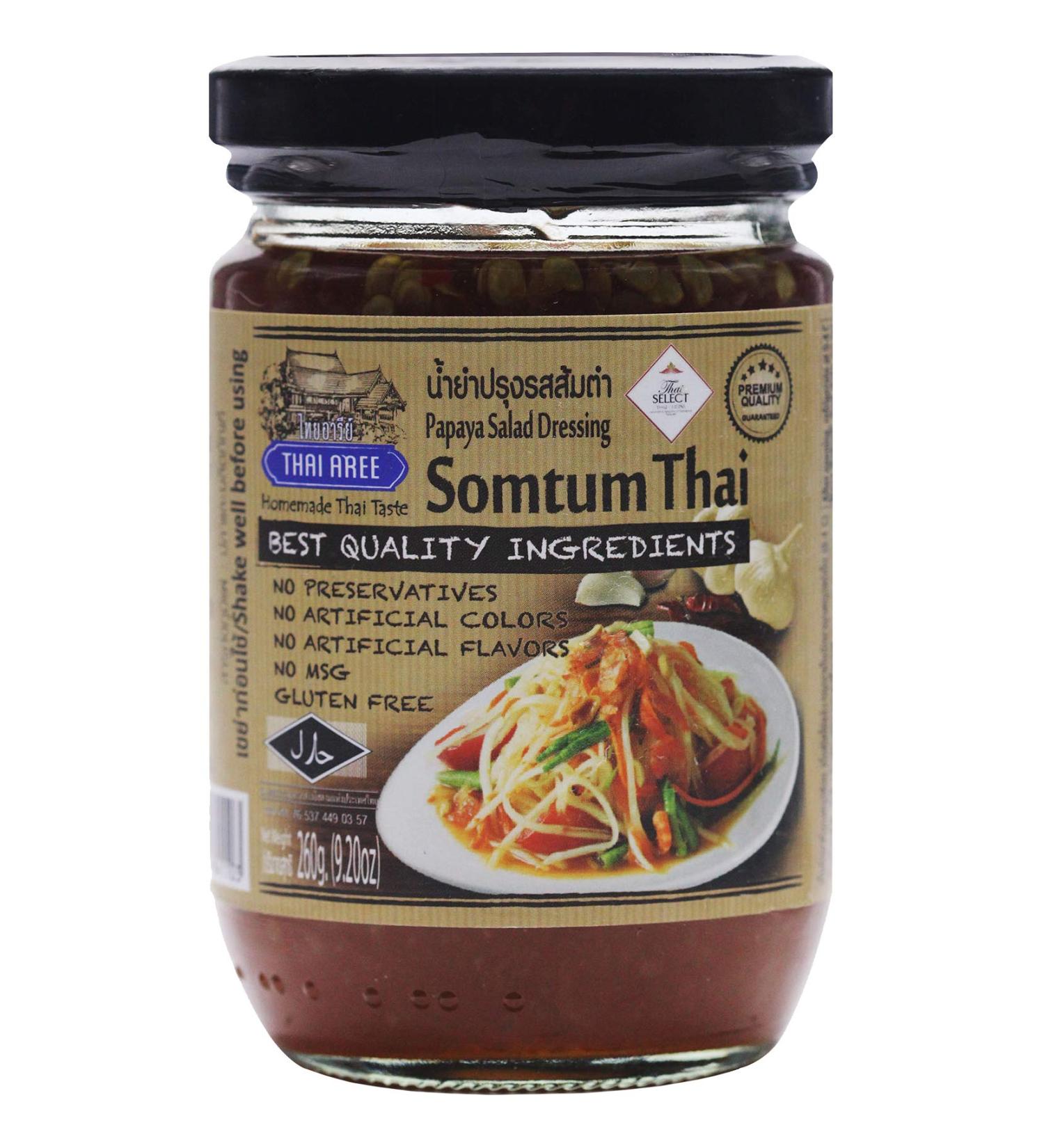 Buy THAI AREE Somtum Papaya Salad Dressing - 260g | Authentic Thai Flavor International Shipping - Buy Online on GoSupps.com