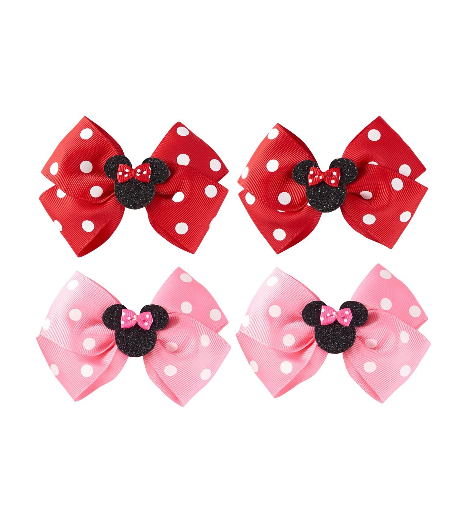 4 Inch Polka Dot Mouse Ears Hair Bow Clips for Toddler Girls - Birthday Gift and Dress Up Accessories - Buy Online on GoSupps.com