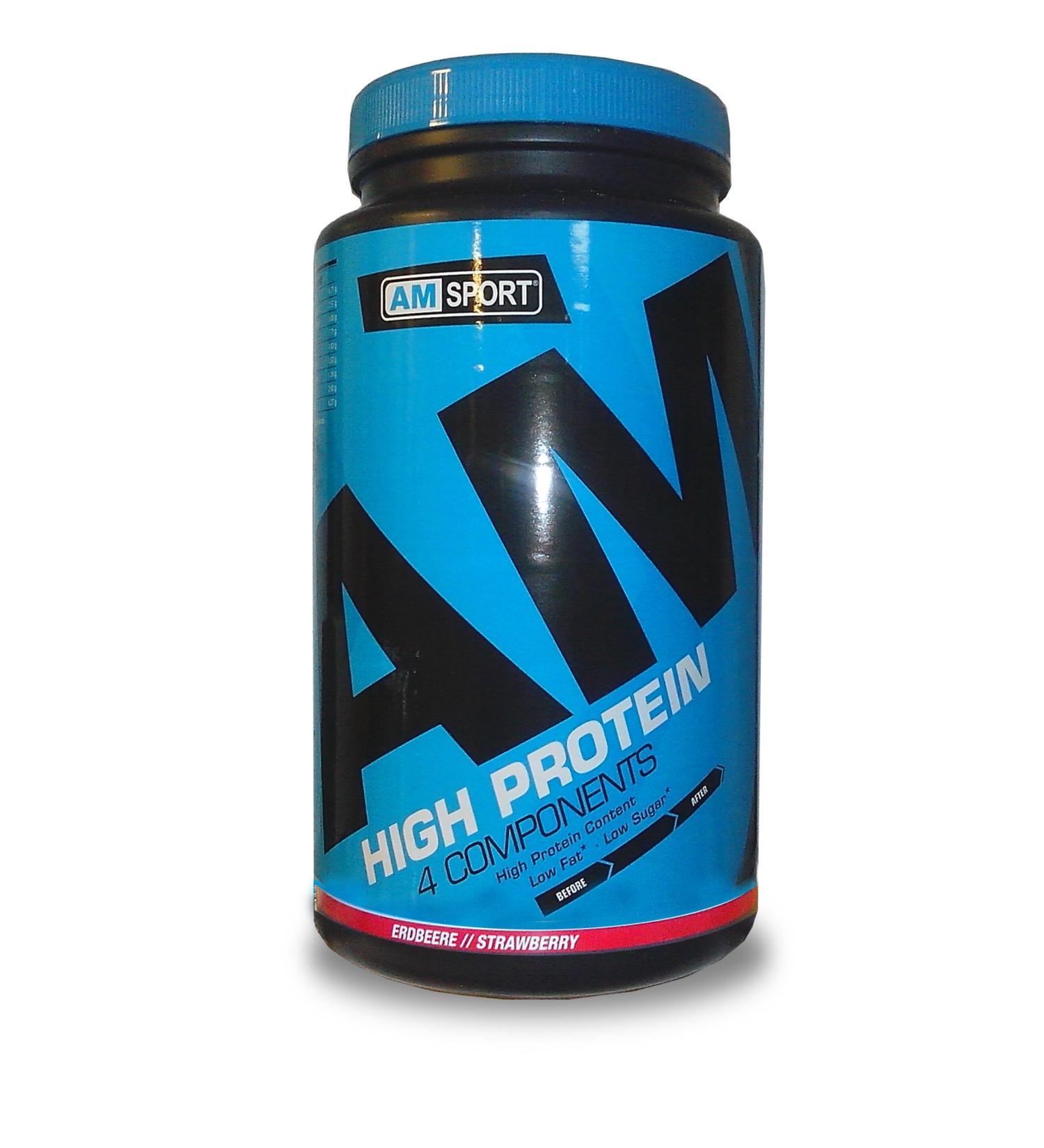 AMSPORT High protein strawberry 600 g