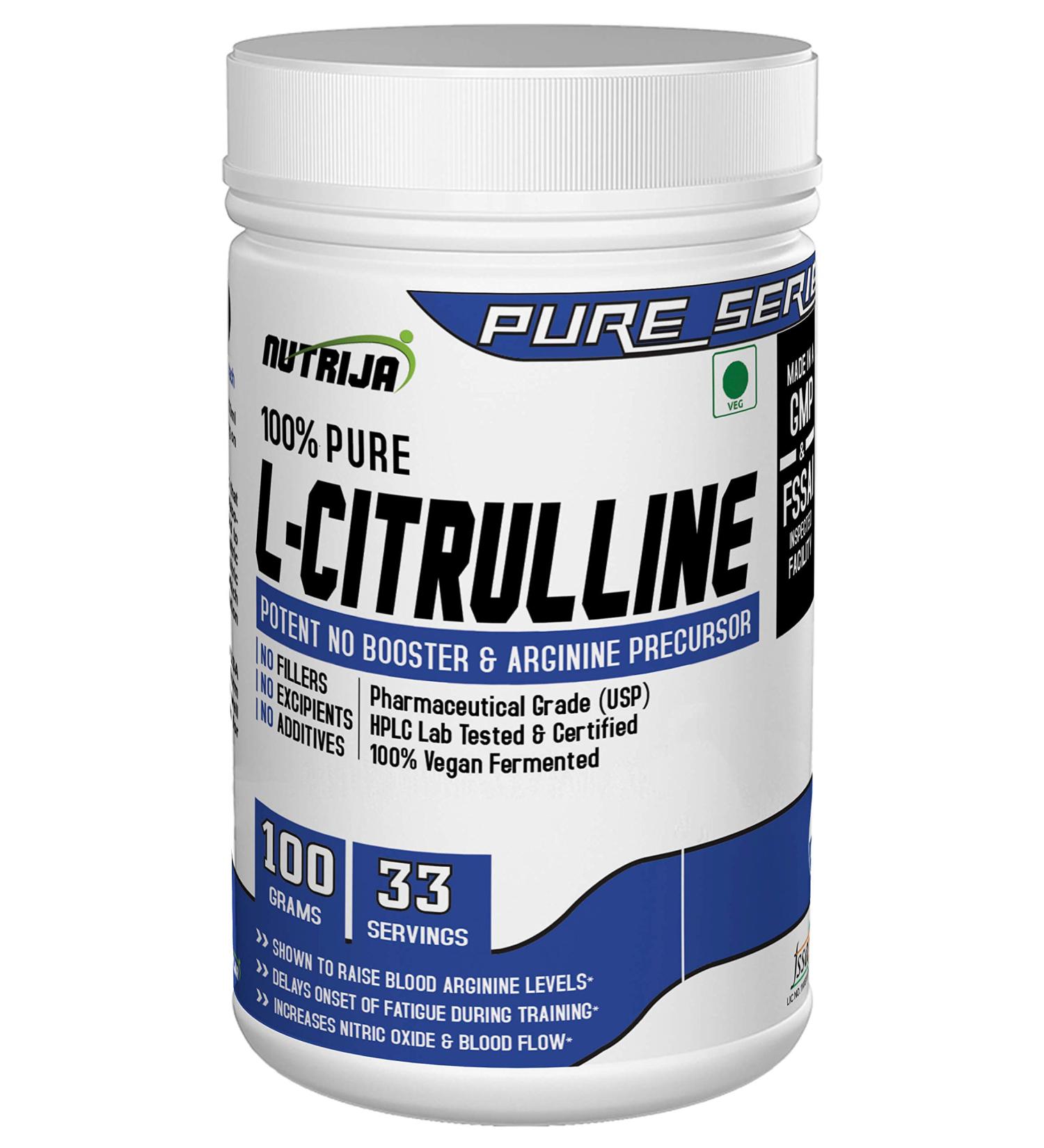L-Citrulline 100g Unflavoured - Premium Pure Supplement for Enhanced Performance | International Shipping Available - Buy Online on GoSupps.com