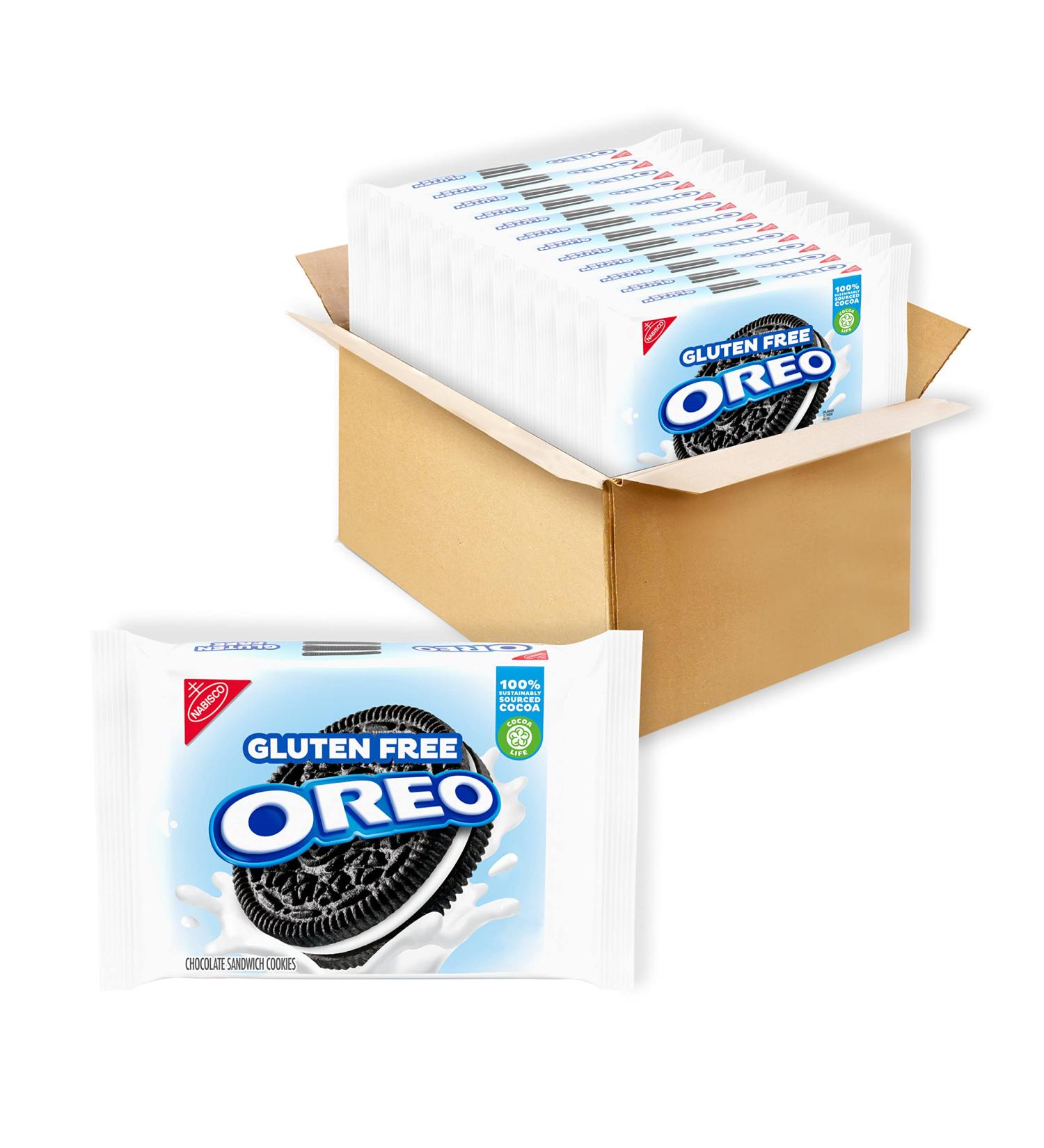 OREO Gluten Free Chocolate Sandwich Cookies 12-Pack - 12.08 oz - New - Buy Online on GoSupps.com