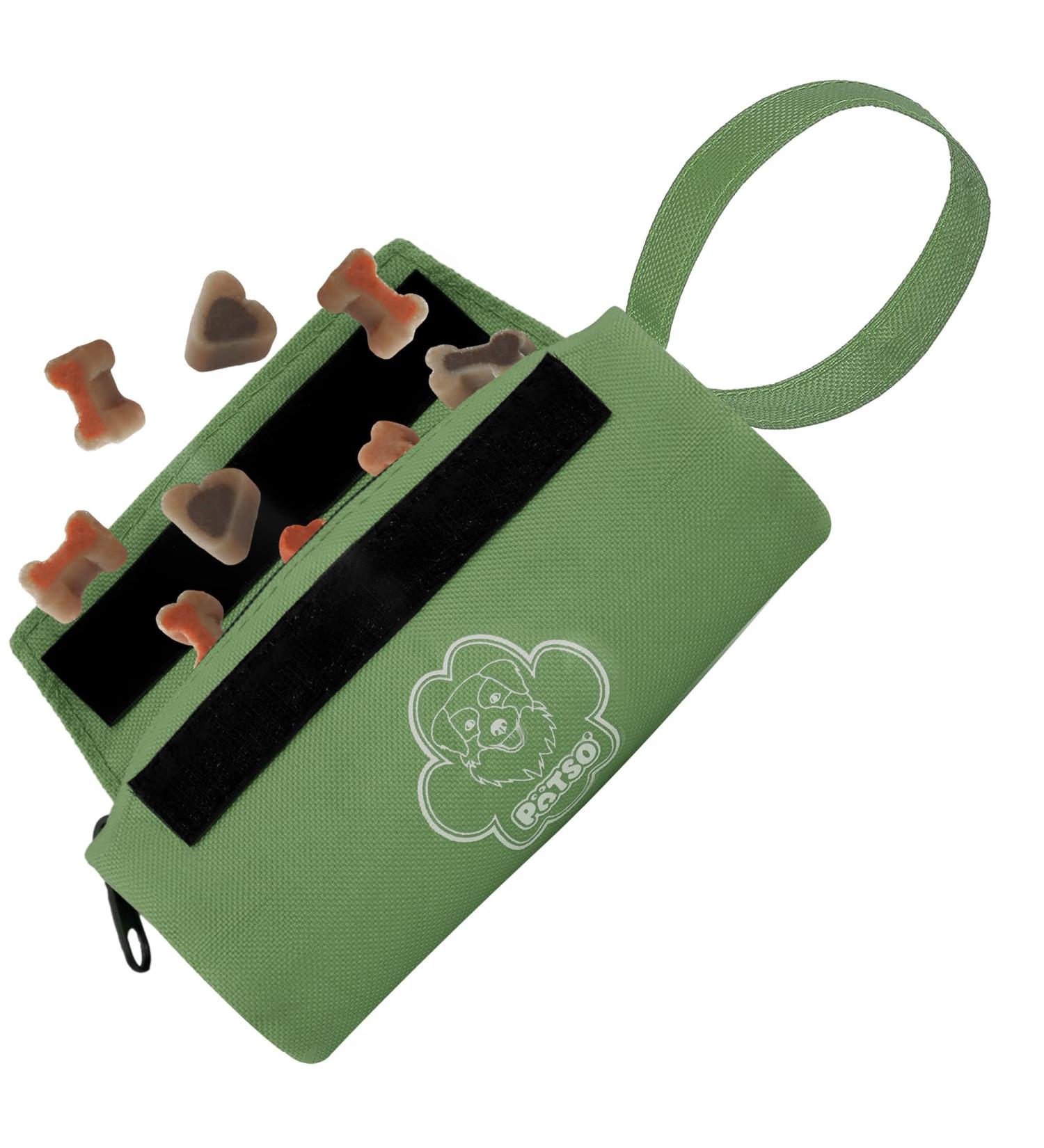 Buy P tso Dog Food Bag - Green Dummy Retrieving Toy for Dog Training & Treats | International Shipping - Buy Online on GoSupps.com