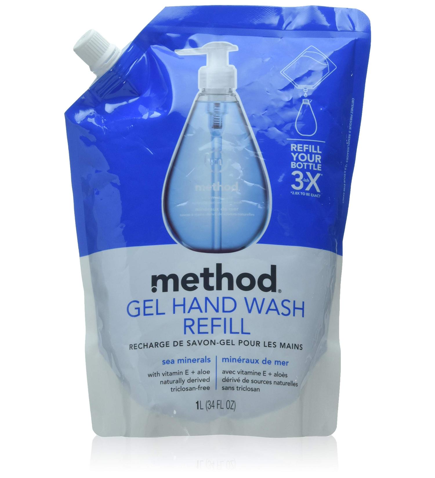 Sea Minerals Scent Gel Hand Wash Refill - 34oz Plastic Pouch | 1 Pack 34 Fl Oz - Buy Online on GoSupps.com
