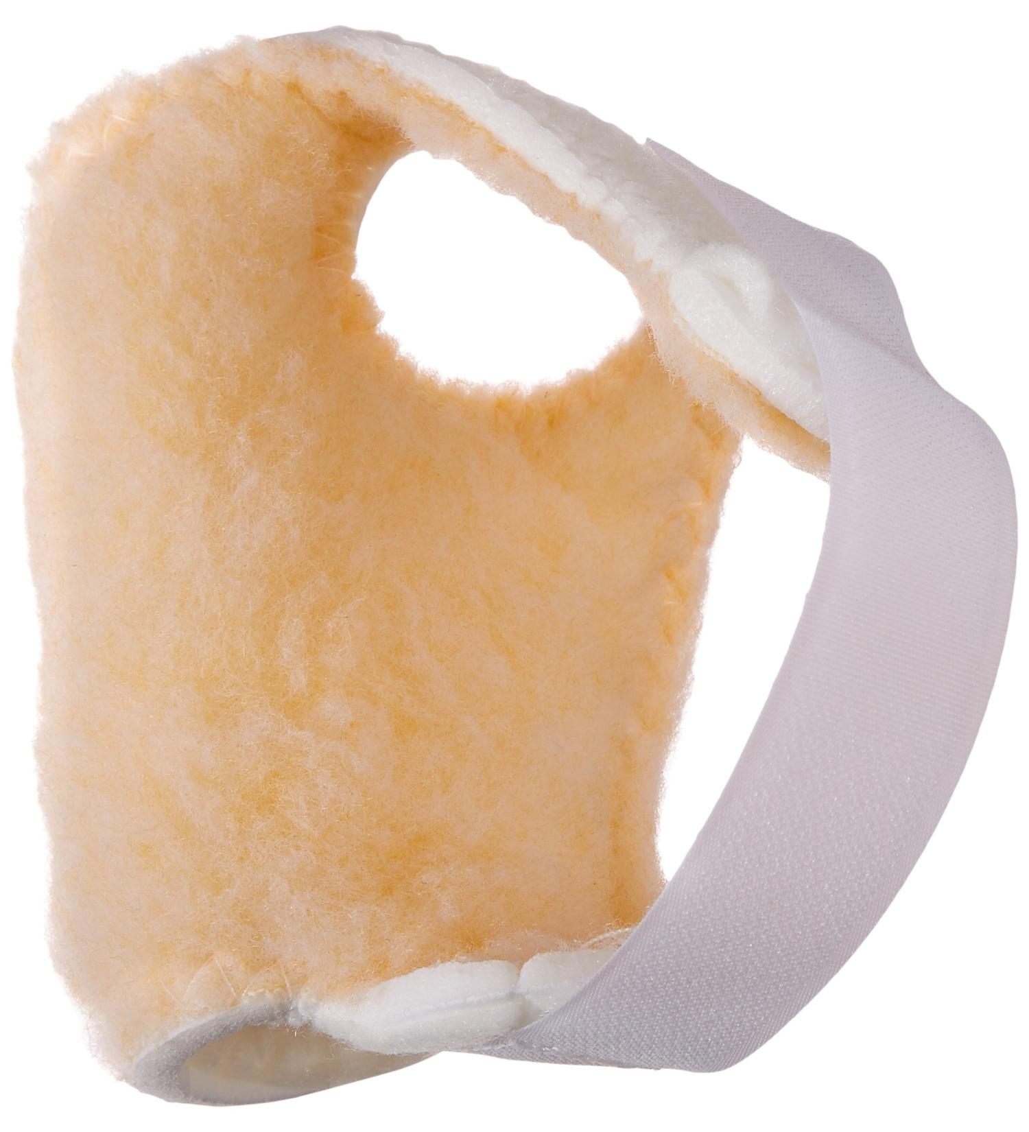 Rolyan 79515 Palm Protector for Left Hand - Soft Sherpa Lining, Palm Pad - Prevent Finger Contractures - Comfortable Left-Handed Glove - Buy Online on GoSupps.com