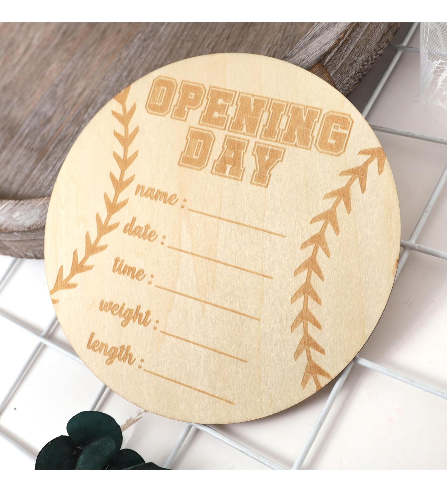 Baby Announcement Sign | Newborn Hospital Name Sign | Photo Prop for Baby Shower & Nursery Gift - Buy Online on GoSupps.com