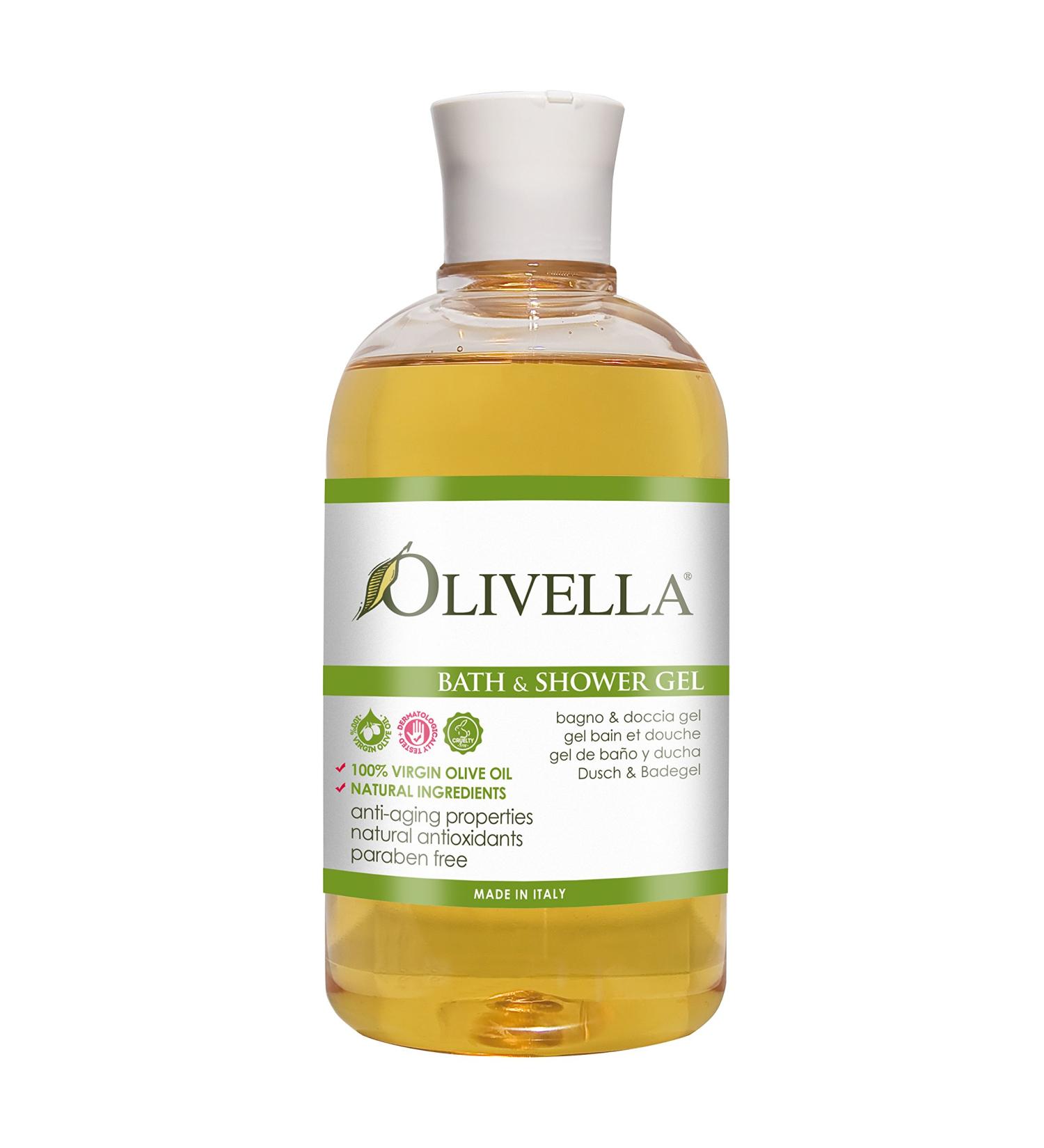 Olivella Virgin Olive Oil Bath & Shower Gel - Hydrating 16.9 Oz | Premium Natural Skin Care for All Skin Types - Buy Online on GoSupps.com