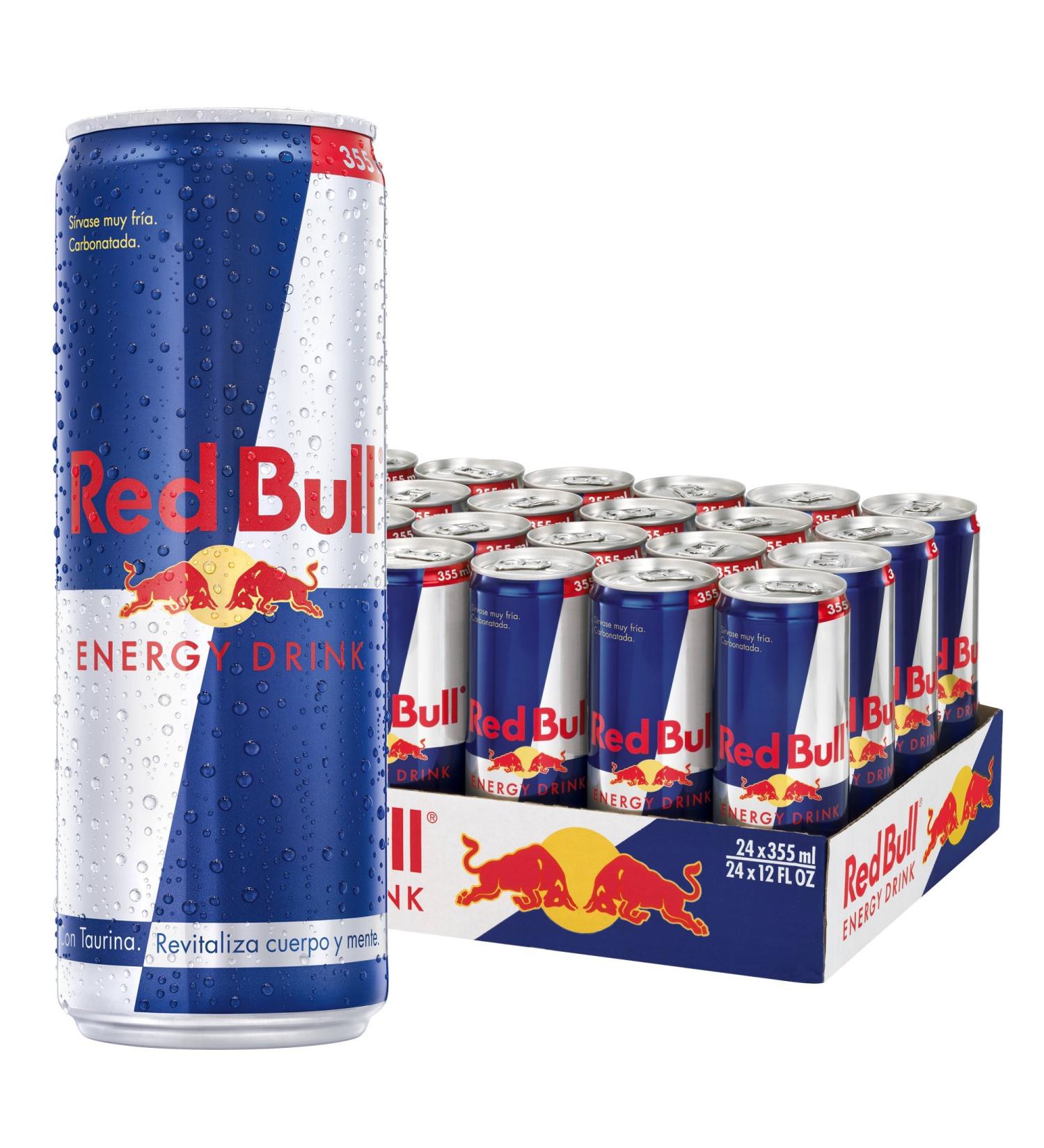  Red Bull Red Bull Energy Drink - 24 x 355 ml (total 8520 ml) - Buy Online on GoSupps.com