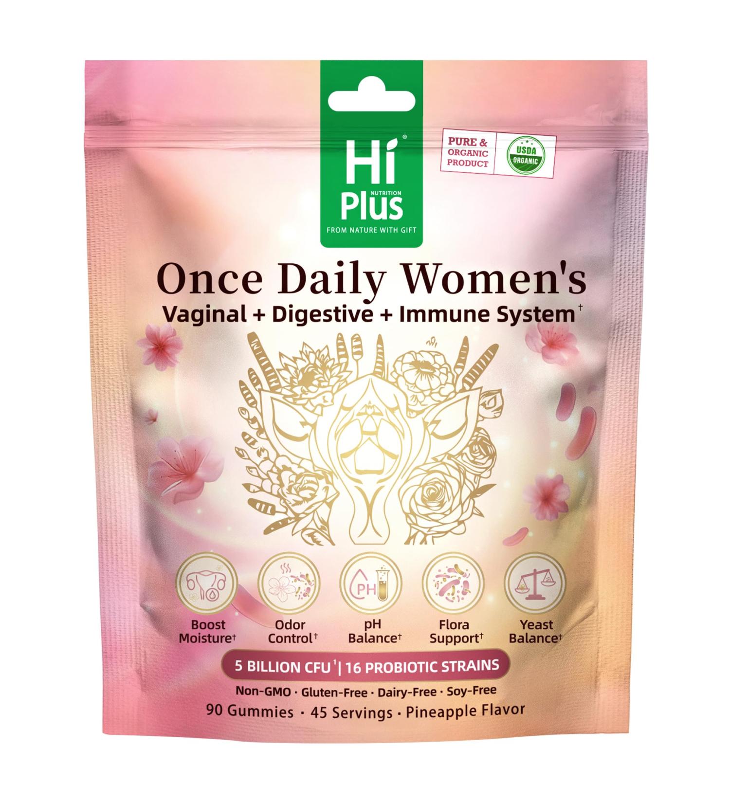 HiPlus Once Daily Women's Probiotics Gummies