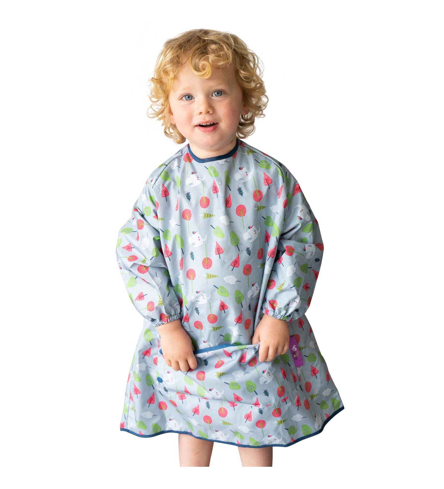 TIDY TOT Long Sleeve Bibs for Babies & Toddlers | Waterproof Full Body Bibs with Travel Bag | Perfect for Food & Paint Messes - Buy Online on GoSupps.com