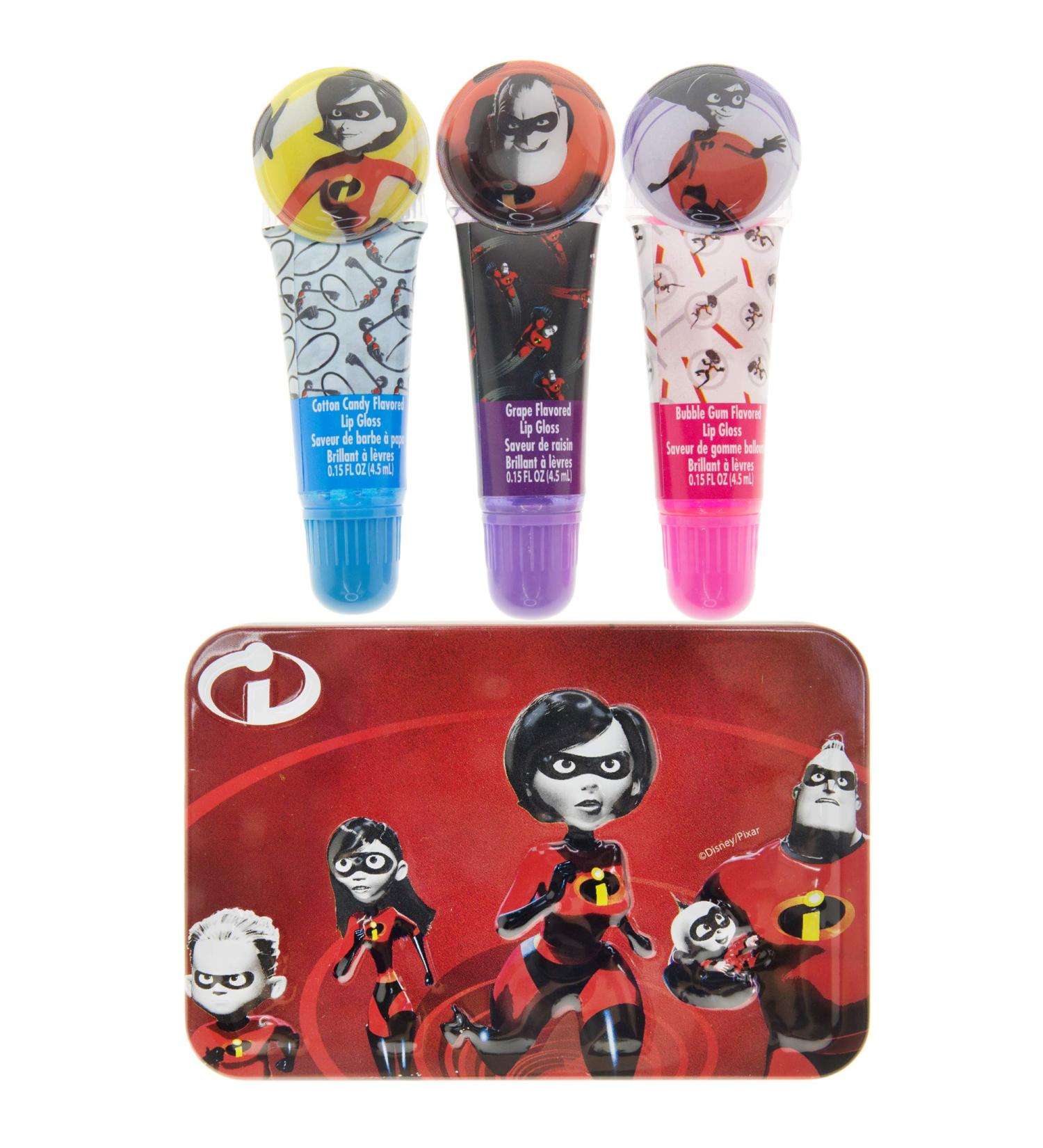 TownleyGirl The Incredibles Sparkly Lip Set for Girls 3 Pack | Decorative Tin Included - Buy Online on GoSupps.com