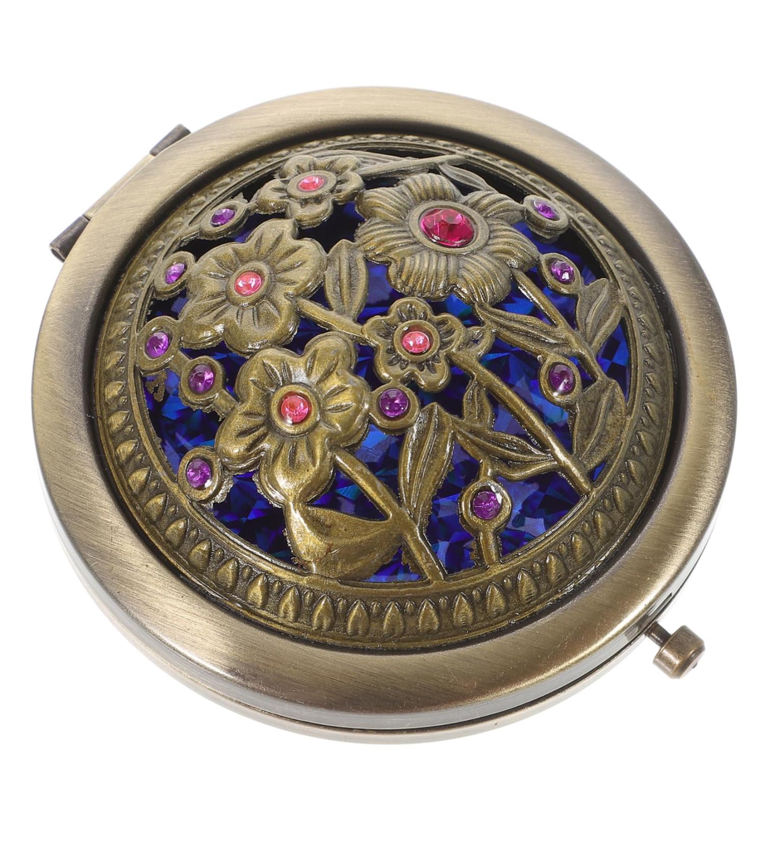 LUOEM Pocket Makeup Mirror - Double-Sided Compact Mirror for On-the-Go Beauty | International Shipping Available - Buy Online on GoSupps.com