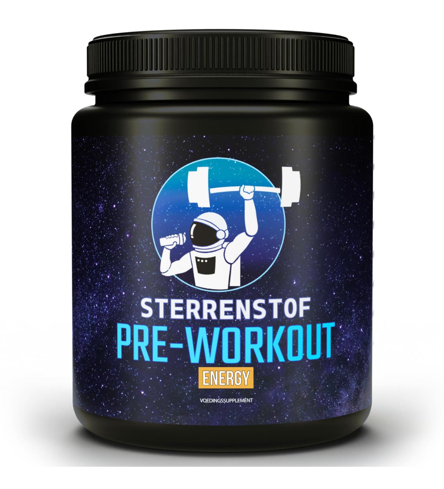 Sterrenstof Pre Workout Booster - High-Dose Energy with Caffeine & Beta Alanine | 30 Portions | Enhance Your Workout - Buy Online on GoSupps.com