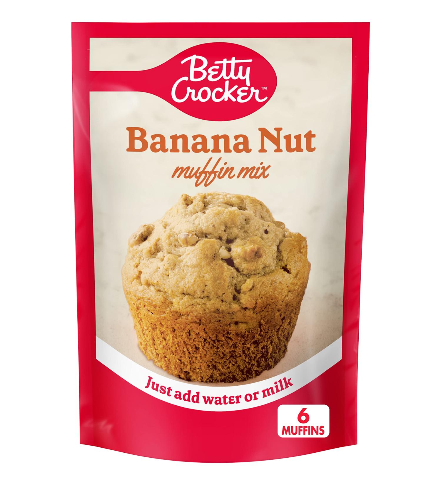 Betty Crocker Banana Nut Muffin Mix - 6.4 oz - Buy Online on GoSupps.com