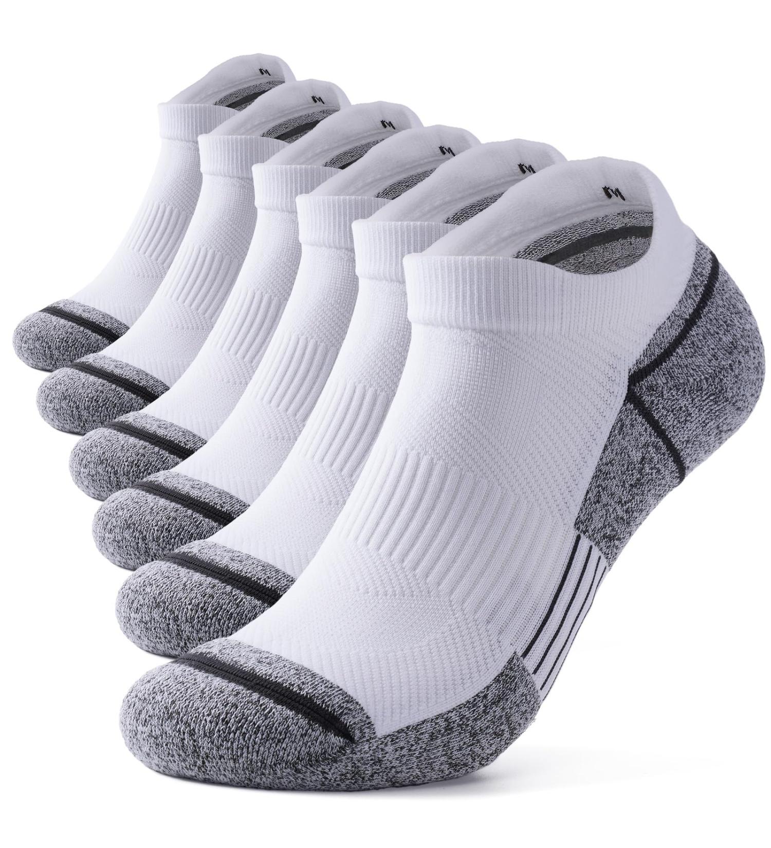 Tanstc Coolmax Men's Sneaker Socks - Breathable Hiking & Running Socks (Sizes 35-50) - Outdoor Trekking & Sports Socks - Anti-Bubbles Short 1/3 Pair - Ideal for Comfort & Performance - Buy Online on GoSupps.com
