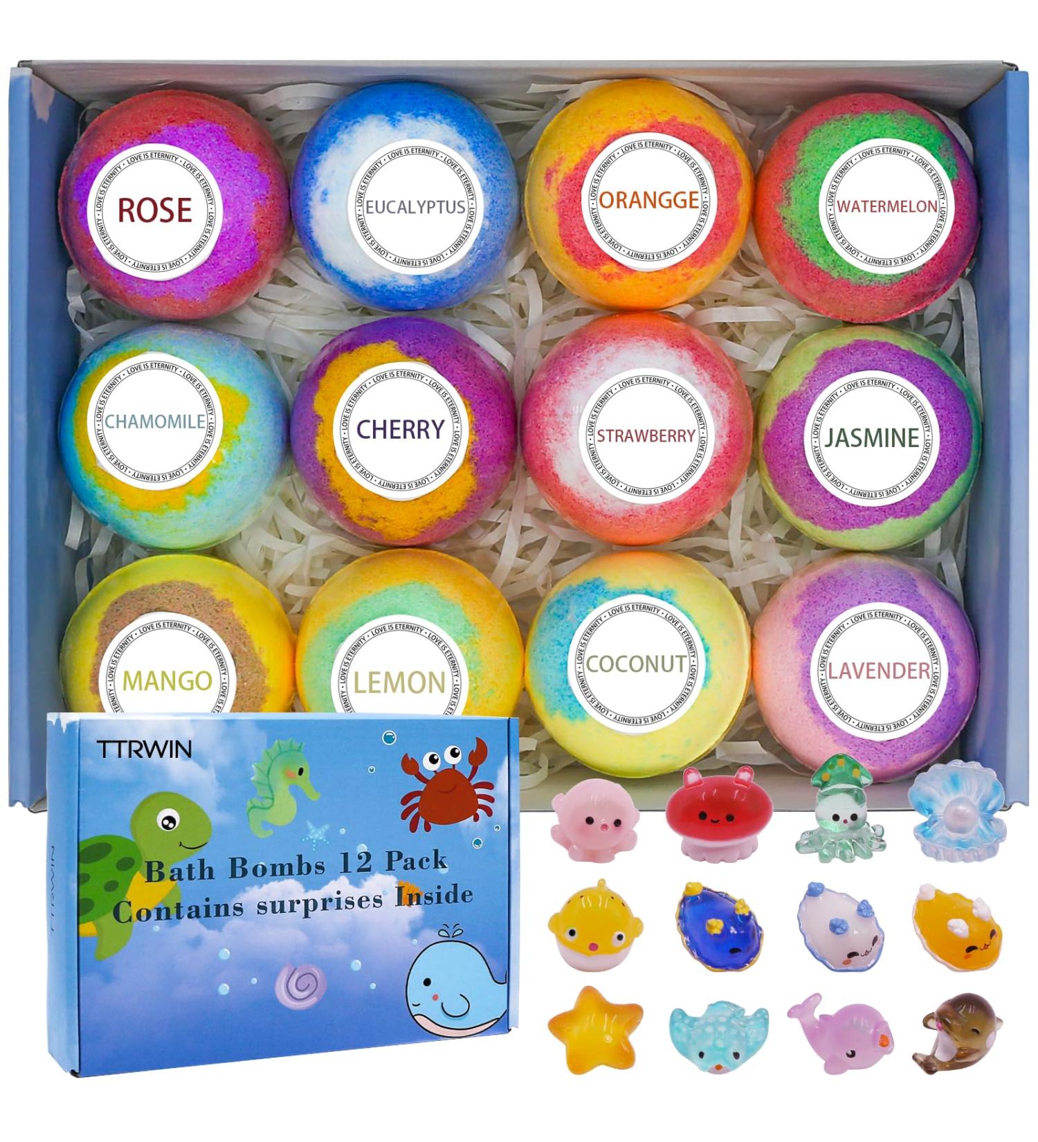 Bath Bomb Gift Set with Surprise Toys - Organic & All-Natural Ingredients - Ideal Birthday & Easter Spa for Kids - Buy Online on GoSupps.com