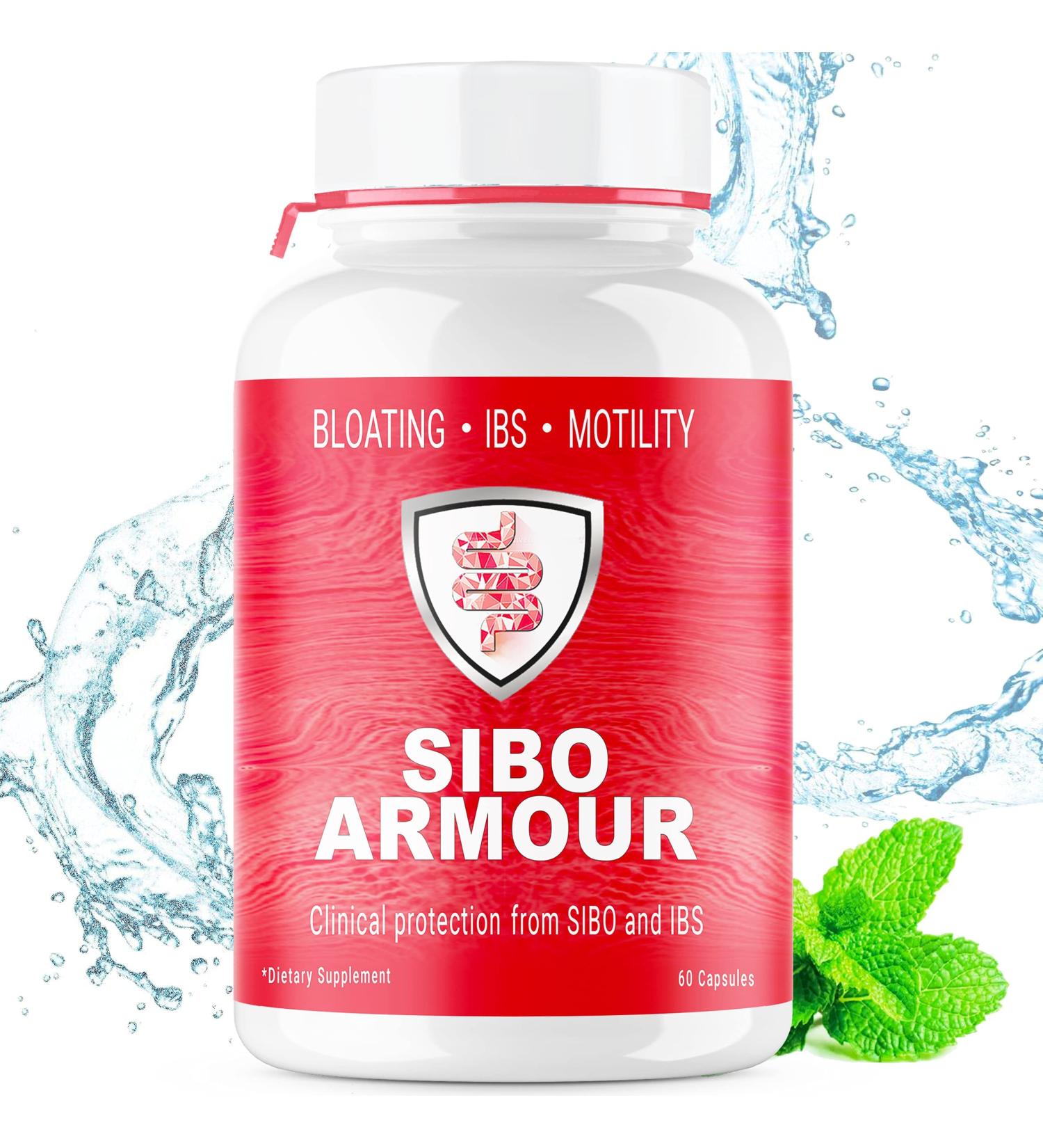 Clinical Grade SIBO & IBS Relief Supplement | Bloating Diarrhea Leaky Gut Treatment | Delayed Release Peppermint for Effective Digestive Health - Buy Online on GoSupps.com