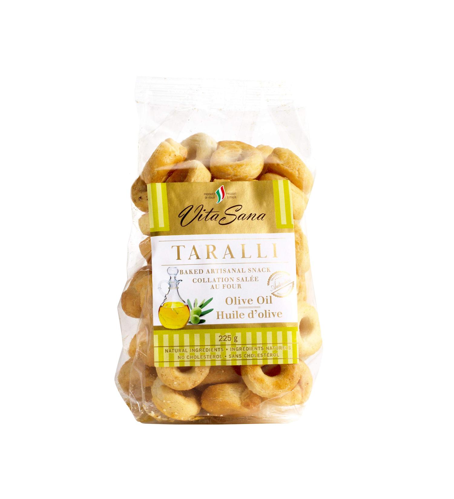 Vita Sana Taralli Olive Oil 225 Grams (Packaging may vary) Olive 225 g (Pack of 1) - Buy Online on GoSupps.com