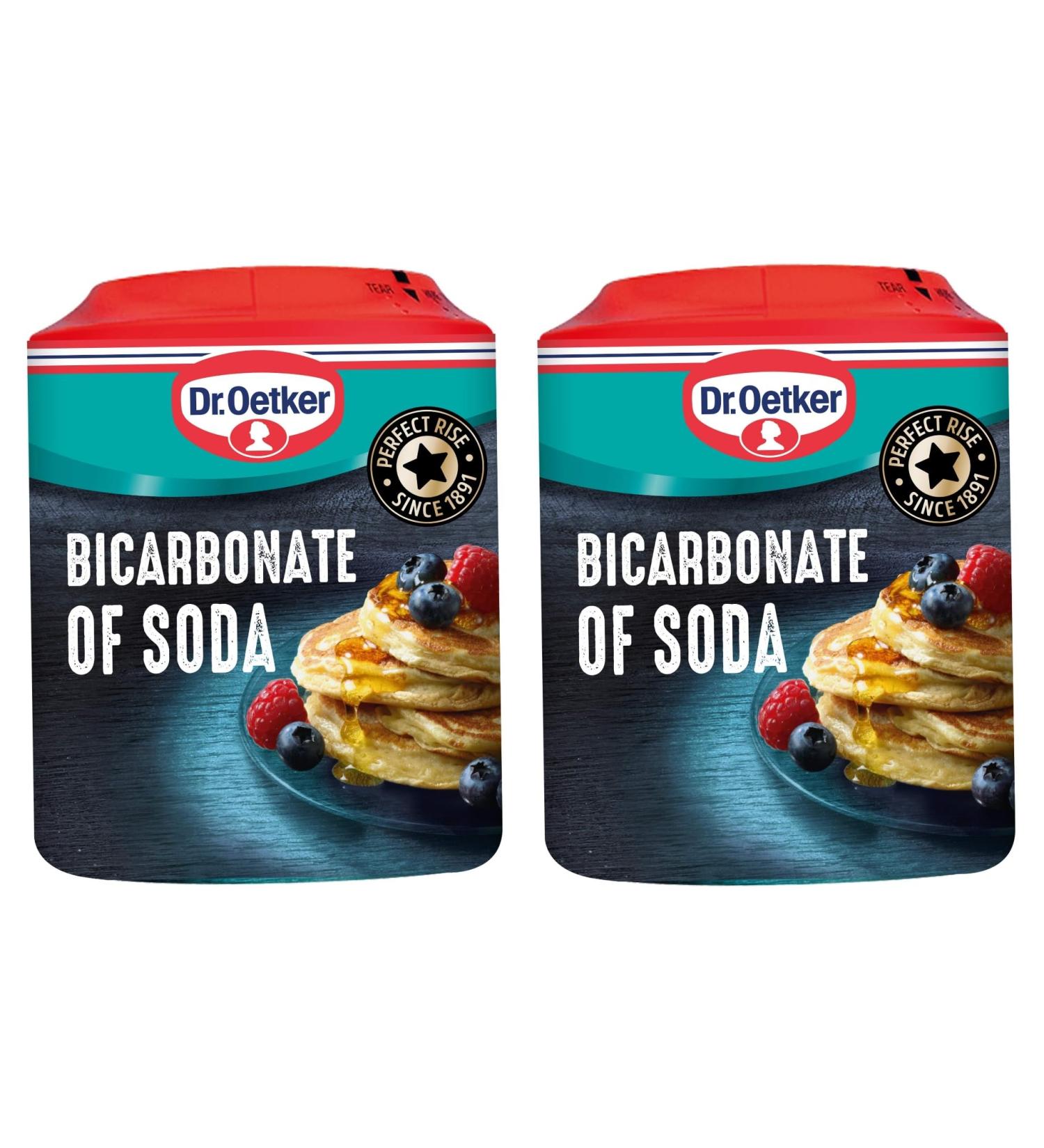 Bicarbonate of Soda 200g (Pack of 2) | Premium Baking Soda for Cooking and Cleaning | Double Pack for Convenience | Leavening Agent - Buy Online on GoSupps.com