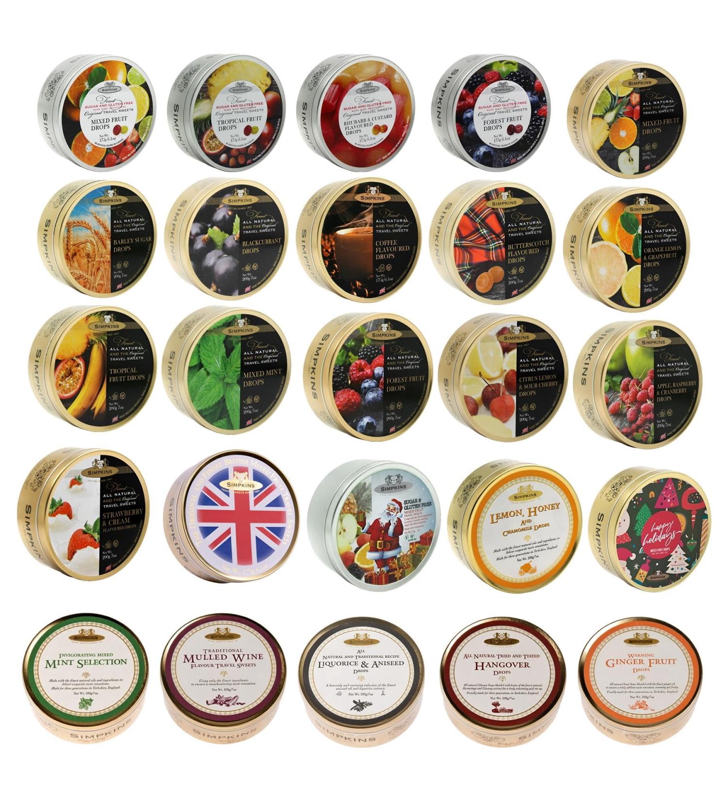 Simpkins Fruit Candy Pick N Mix - Create Custom Combo with 27+ Flavours |Mint Mixed Fruit Blackcurrent Butterscotch | Gift Set for Candy Lovers Pack 2 Pack of 2 - Buy Online on GoSupps.com