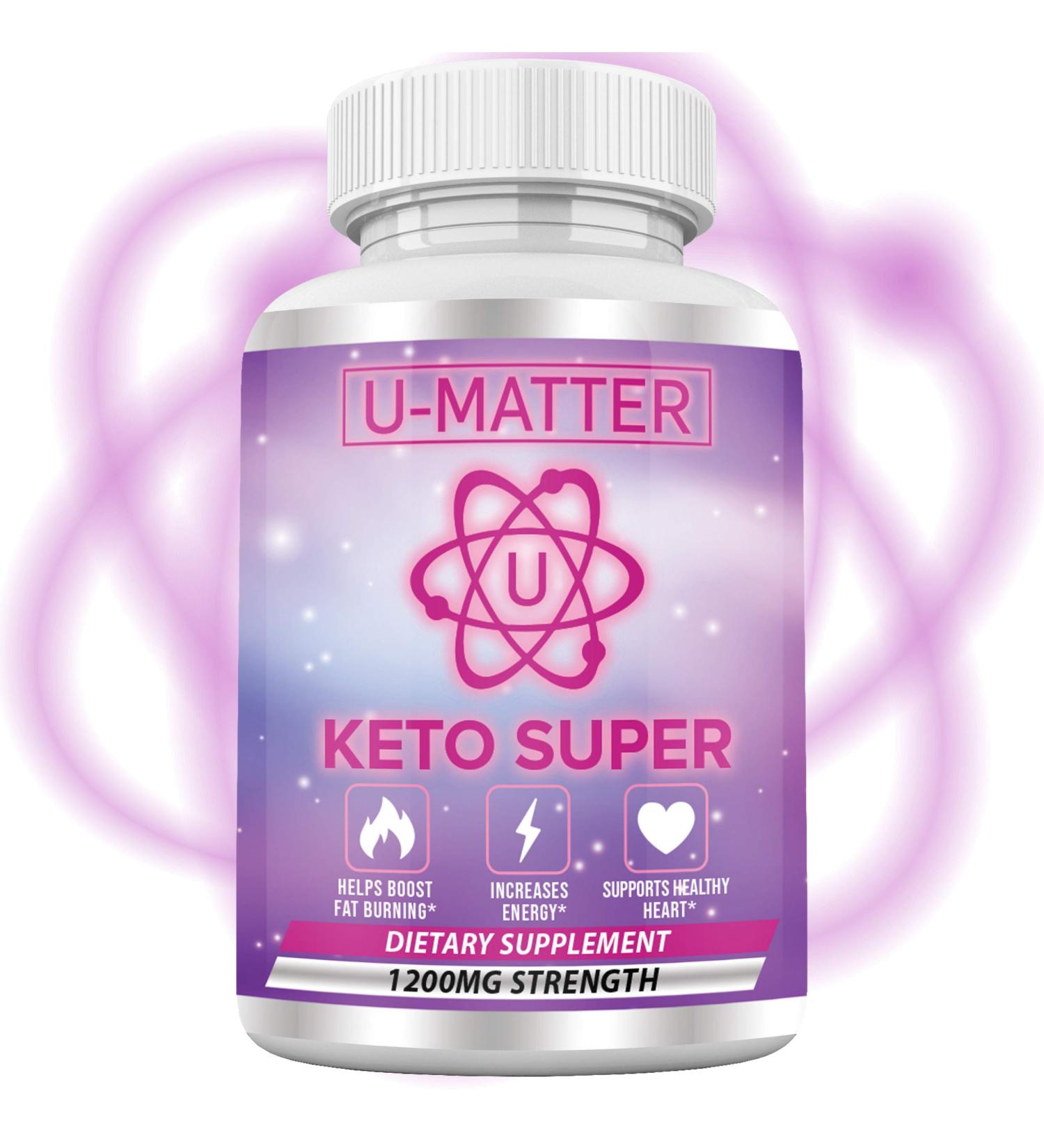 Keto Super Apple Cider Vinegar Capsules with Green Tea Ketones - 1200mg High Potency for Rapid Weight Loss - 60 Count - Buy Online on GoSupps.com