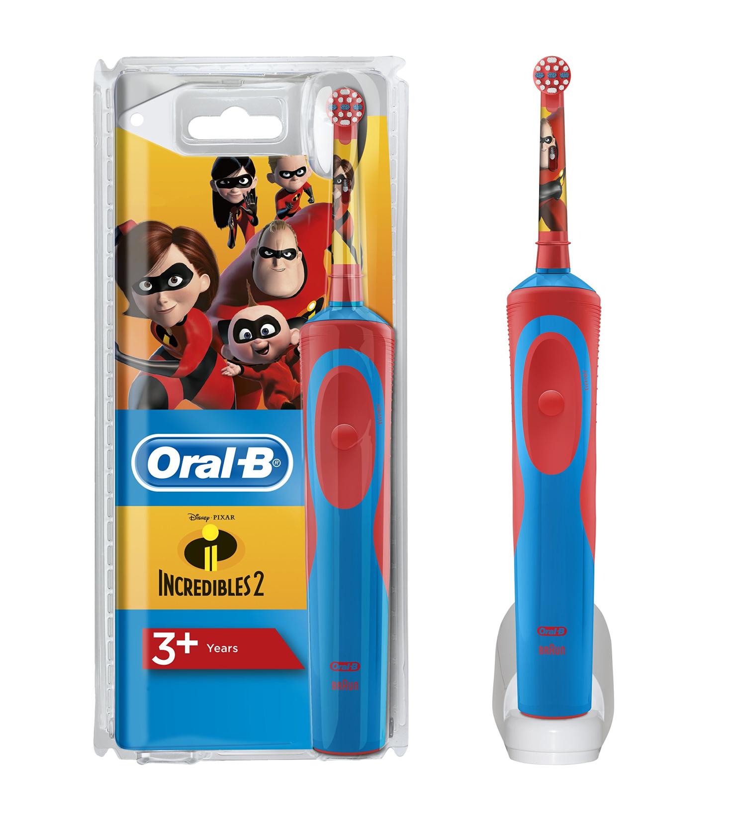 Buy Oral-B Kids Electric Toothbrush - Shatter-Proof Characters Red/Blue - 1 Pack - Fast International Shipping - Buy Online on GoSupps.com