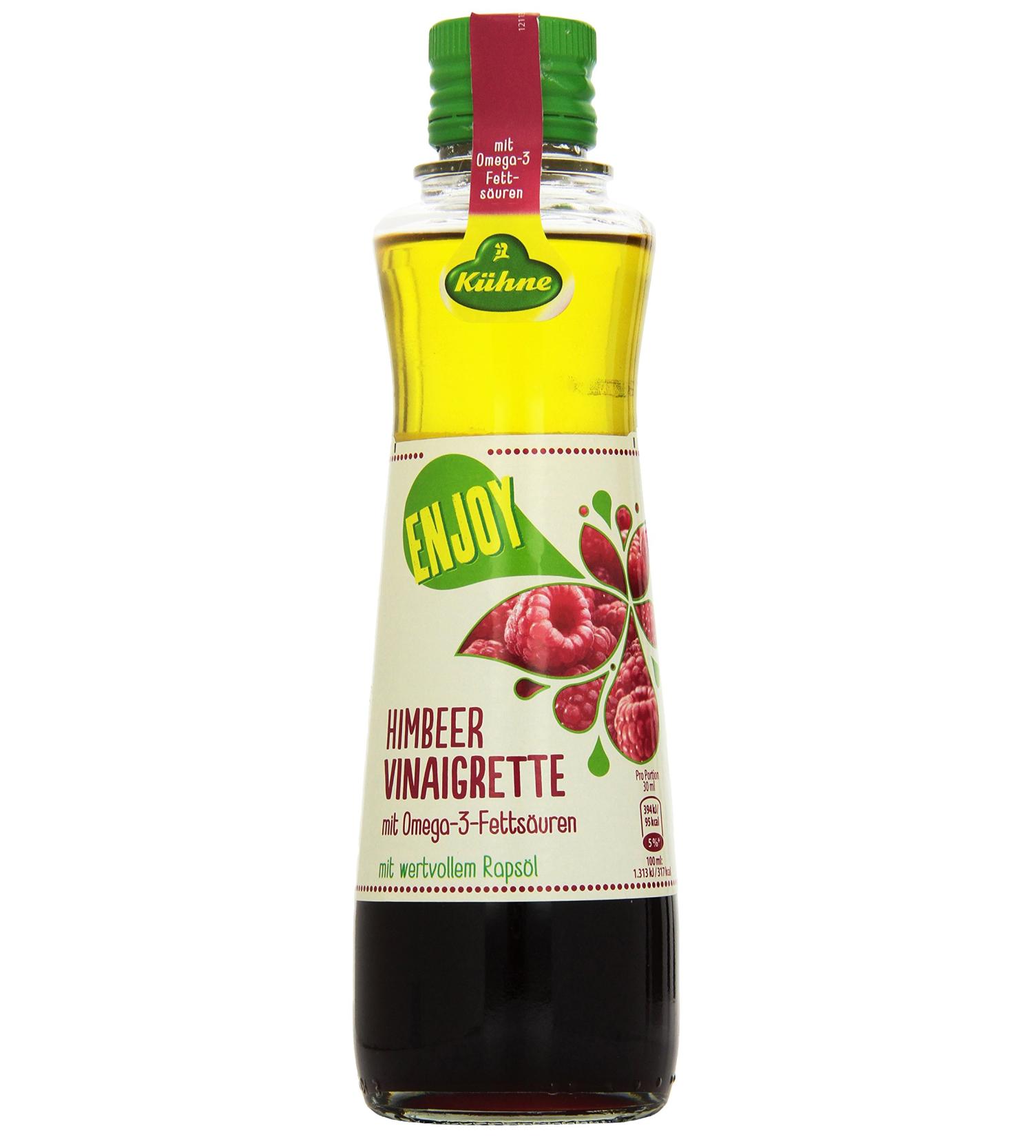 K hne Enjoy Raspberry Vinaigrette 300ml - Buy Online for International Shipping | Perfect for Salads & Marinades - Buy Online on GoSupps.com