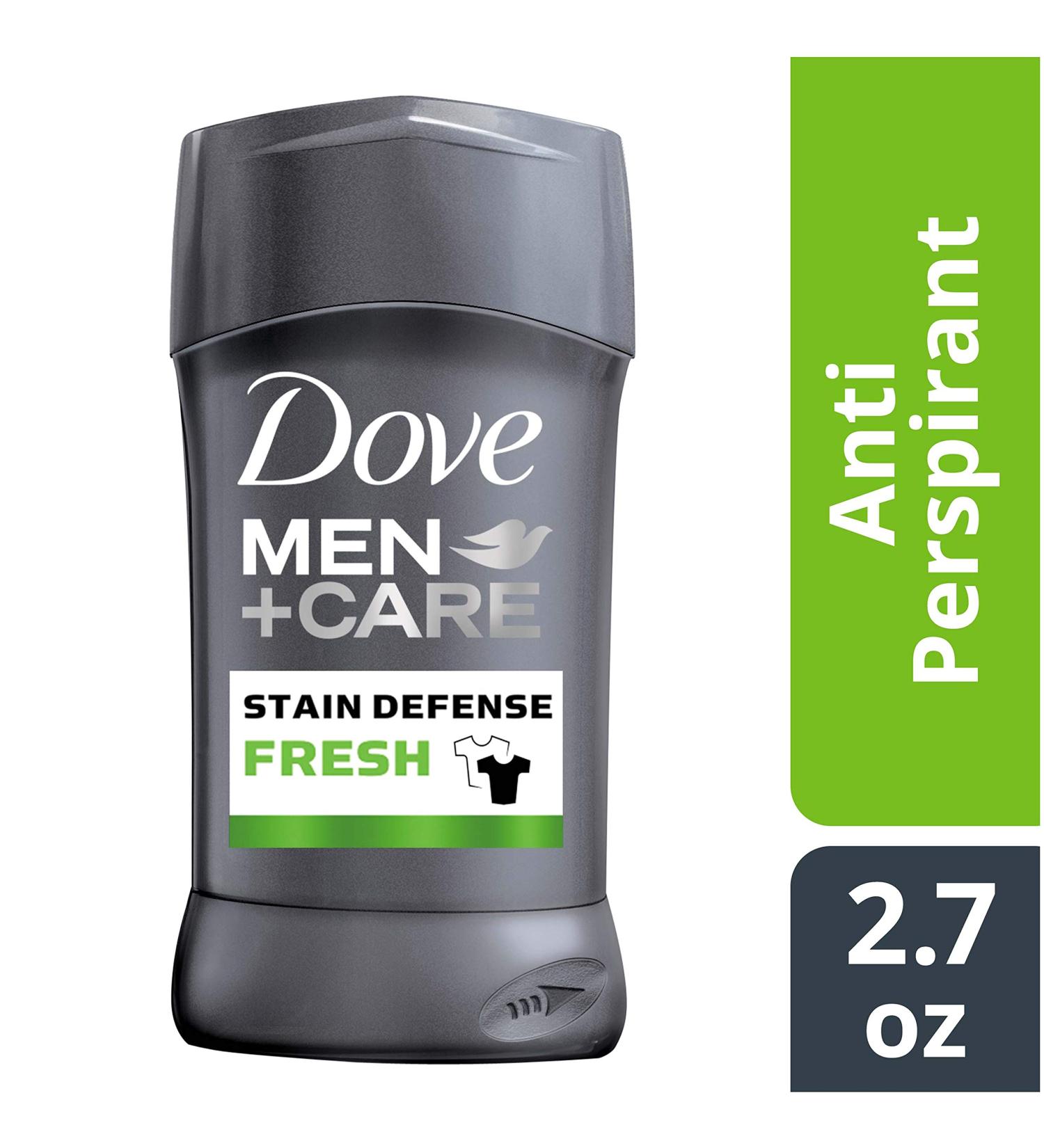 Dove Men+Care Stain Defense Antiperspirant Deodorant Stick - Fresh 2.7 oz | Buy Internationally - Buy Online on GoSupps.com