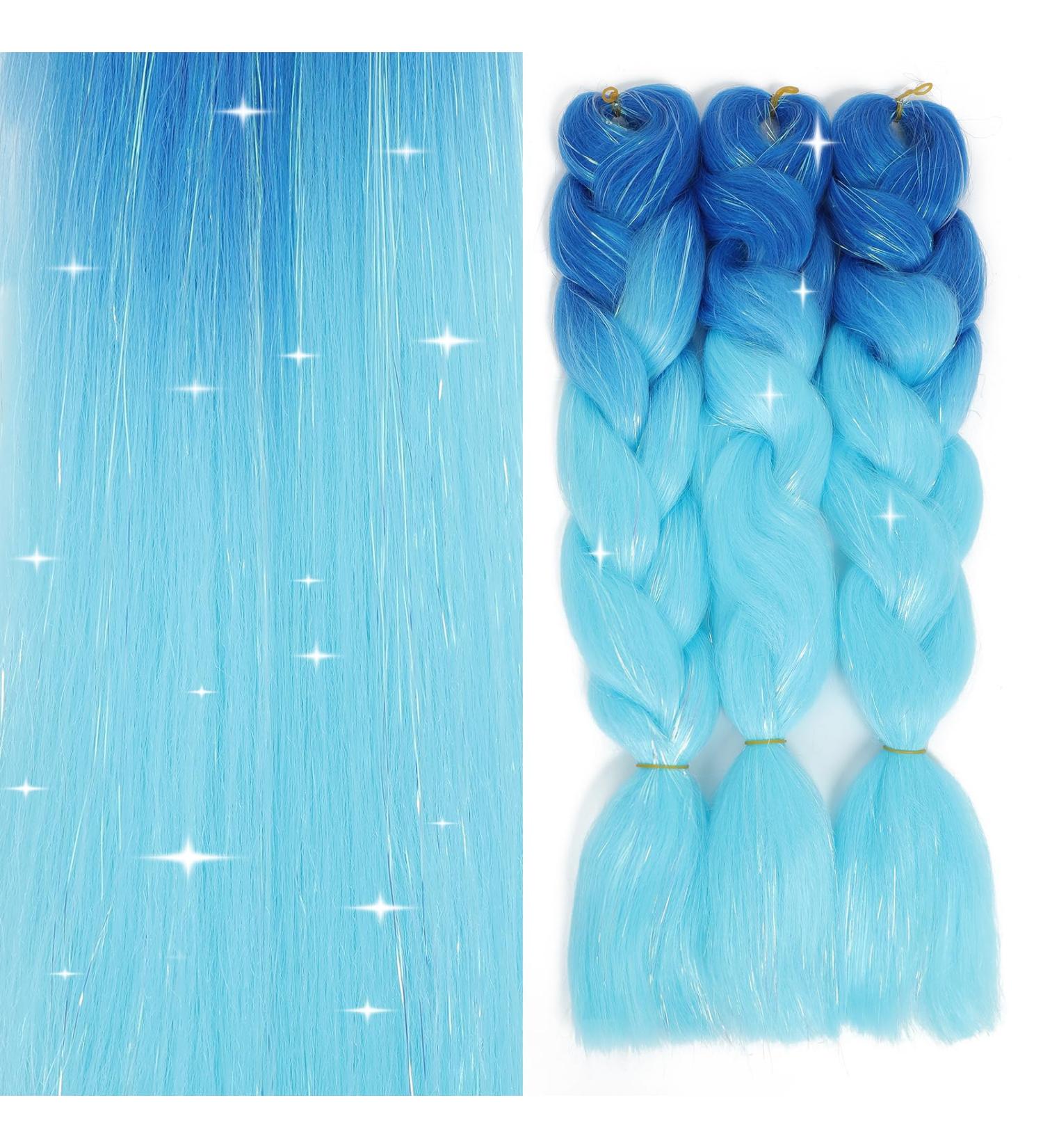 Ombre Braiding Hair Extensions | High Temperature Synthetic 24 Inch (Pack of 3) - C9-LSS | International Shipping Available - Buy Online on GoSupps.com