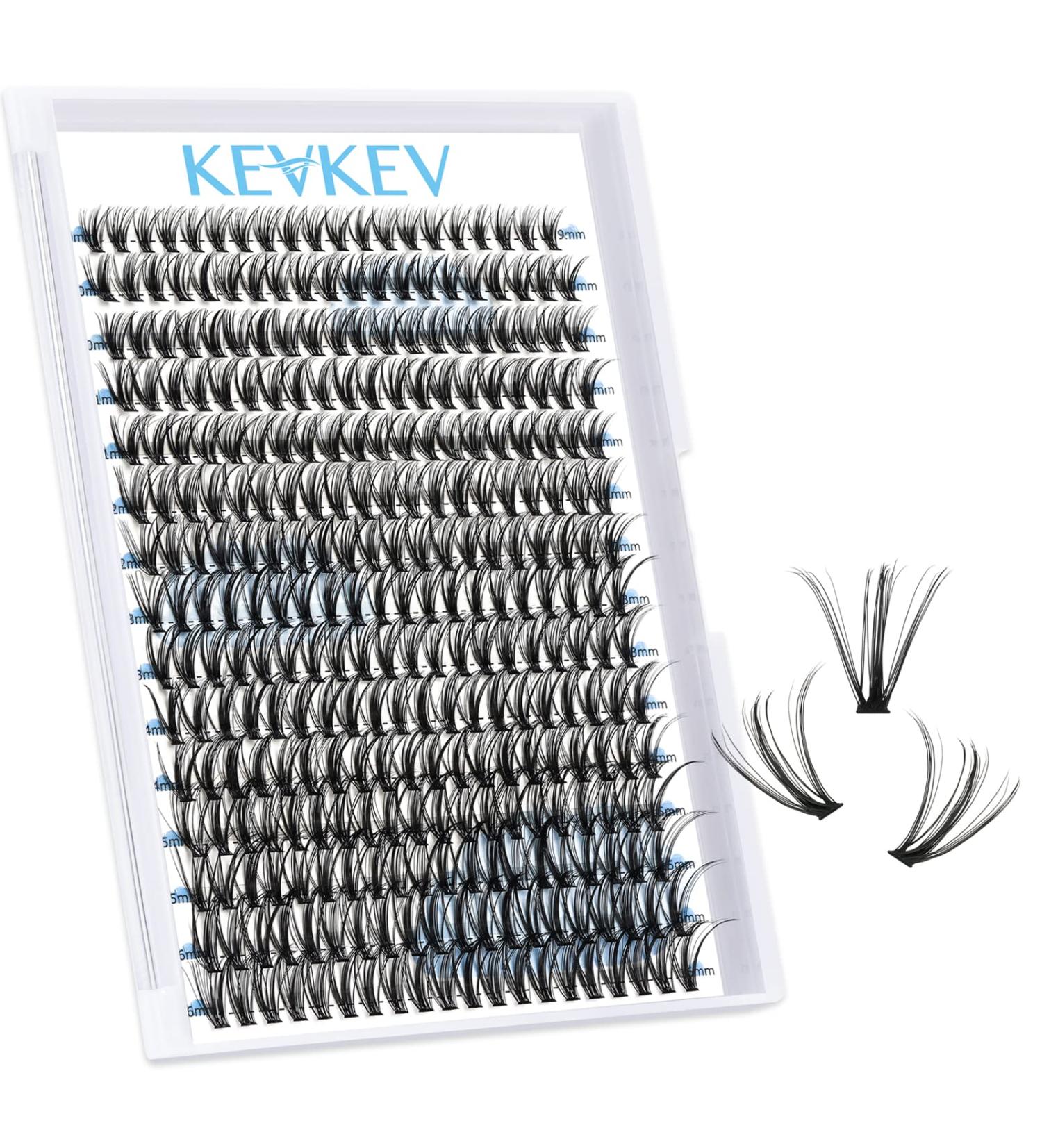 300 Pcs DIY Lash Extension Cluster Lashes | Volume Dramatic Look | Self Application at Home | Individual Lashes 9-16mm | C-Mix (30D C-9-16mix) - Buy Online on GoSupps.com