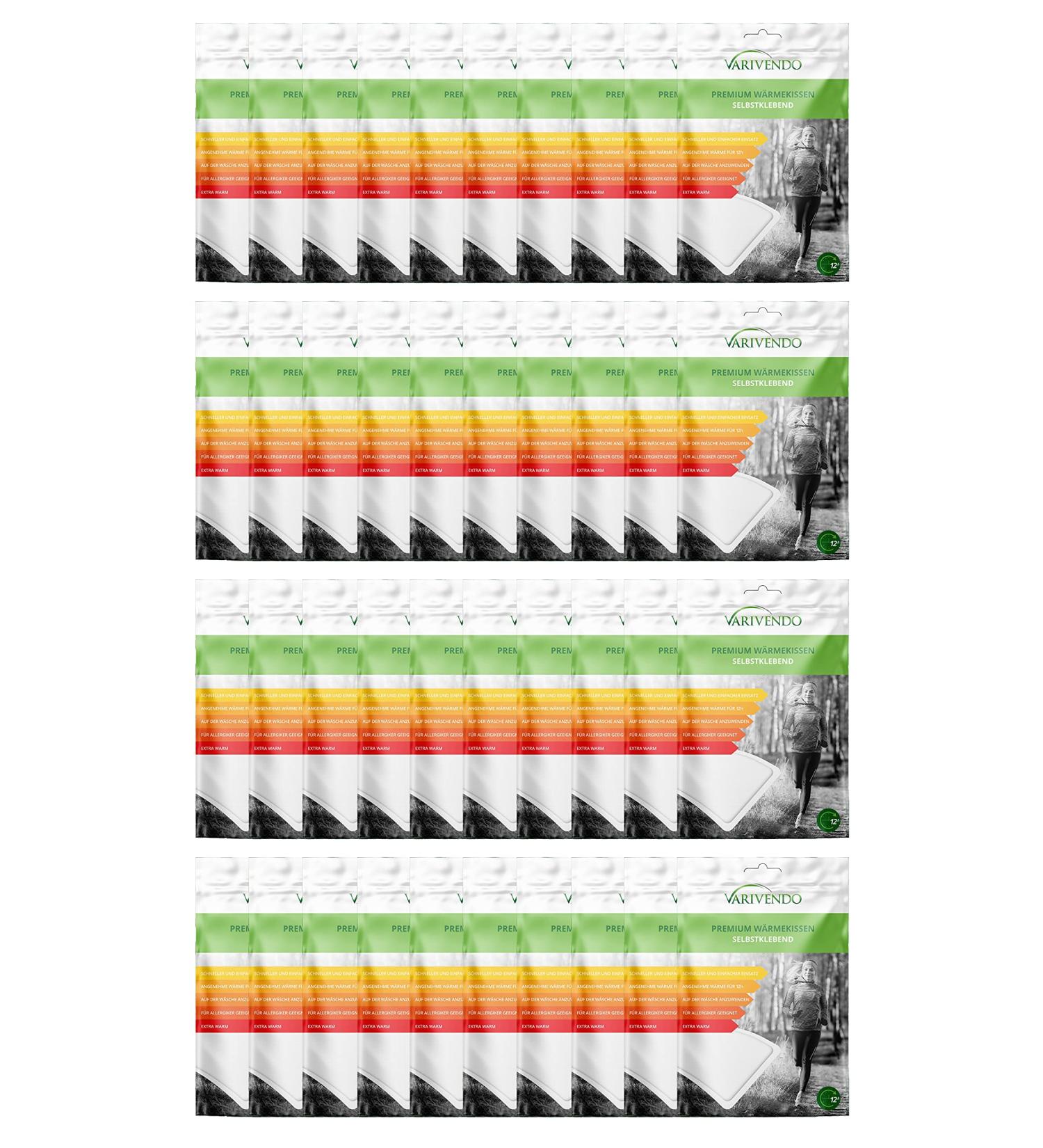 40 Premium Heat Patches & Cushions - 12-Hour Relief for Back Pain - International Shipping Available - Buy Online on GoSupps.com