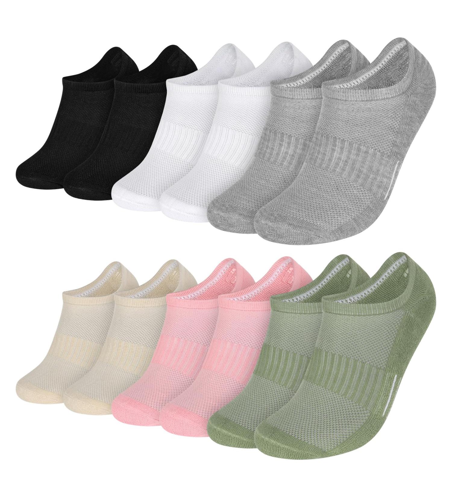 Mococito Cotton Sneaker Socks for Men & Women | 8-12 Pairs | Athletic Running & Short Socks | Size 35-48 | Best Sports Socks - Comfortable & Durable - Buy Online on GoSupps.com
