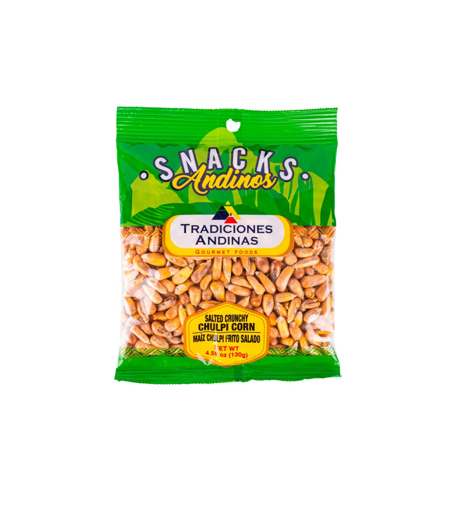 Buy Tradiciones Andinas Salted Crunchy Chulpe Corn 4.59 oz | Authentic Peruvian Snack - Fast International Shipping - Buy Online on GoSupps.com
