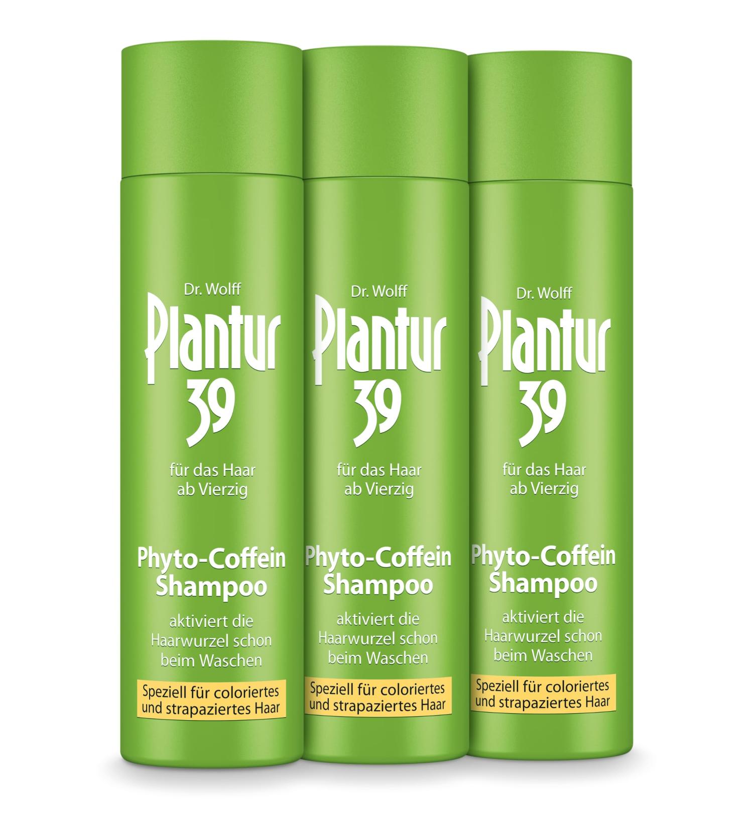 Plantur 39 Lot de 3 shampoings la caf ine la caf ine pour femme - 250 ml - Sp cial cheveux color s et ab m s - Caf ine contre la chute des cheveux chez les femmes - Renforce la croissance des - Buy Online on GoSupps.com