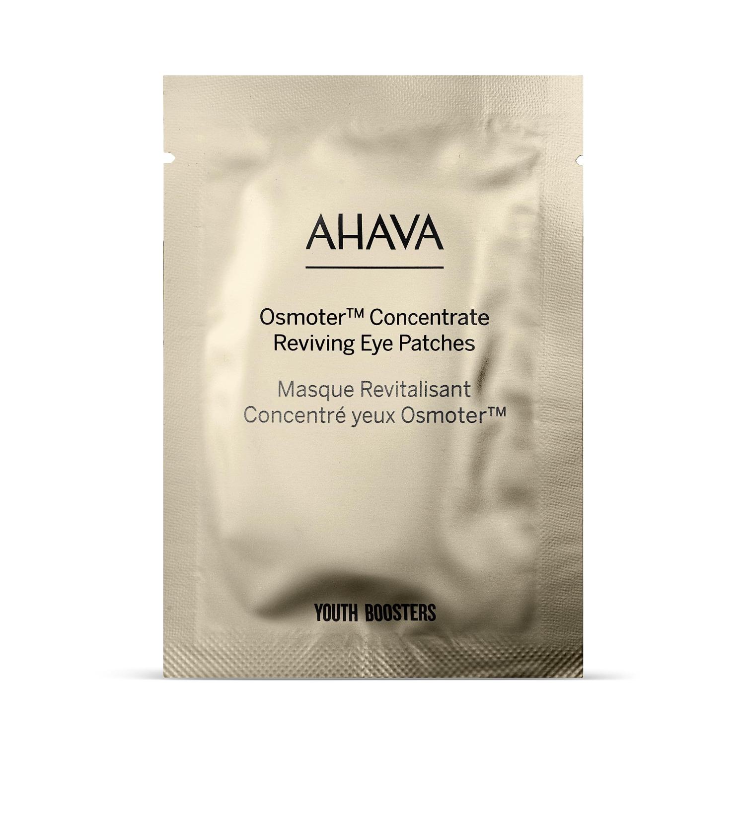 AHAVA Osmoter Concentrate Reviving Eye Patches | Hydrogel Eye Masks for Youthful Skin Reduce Wrinkles & Fine Lines Niacinamide 6 Packs for Radiant Eyes - Buy Online on GoSupps.com