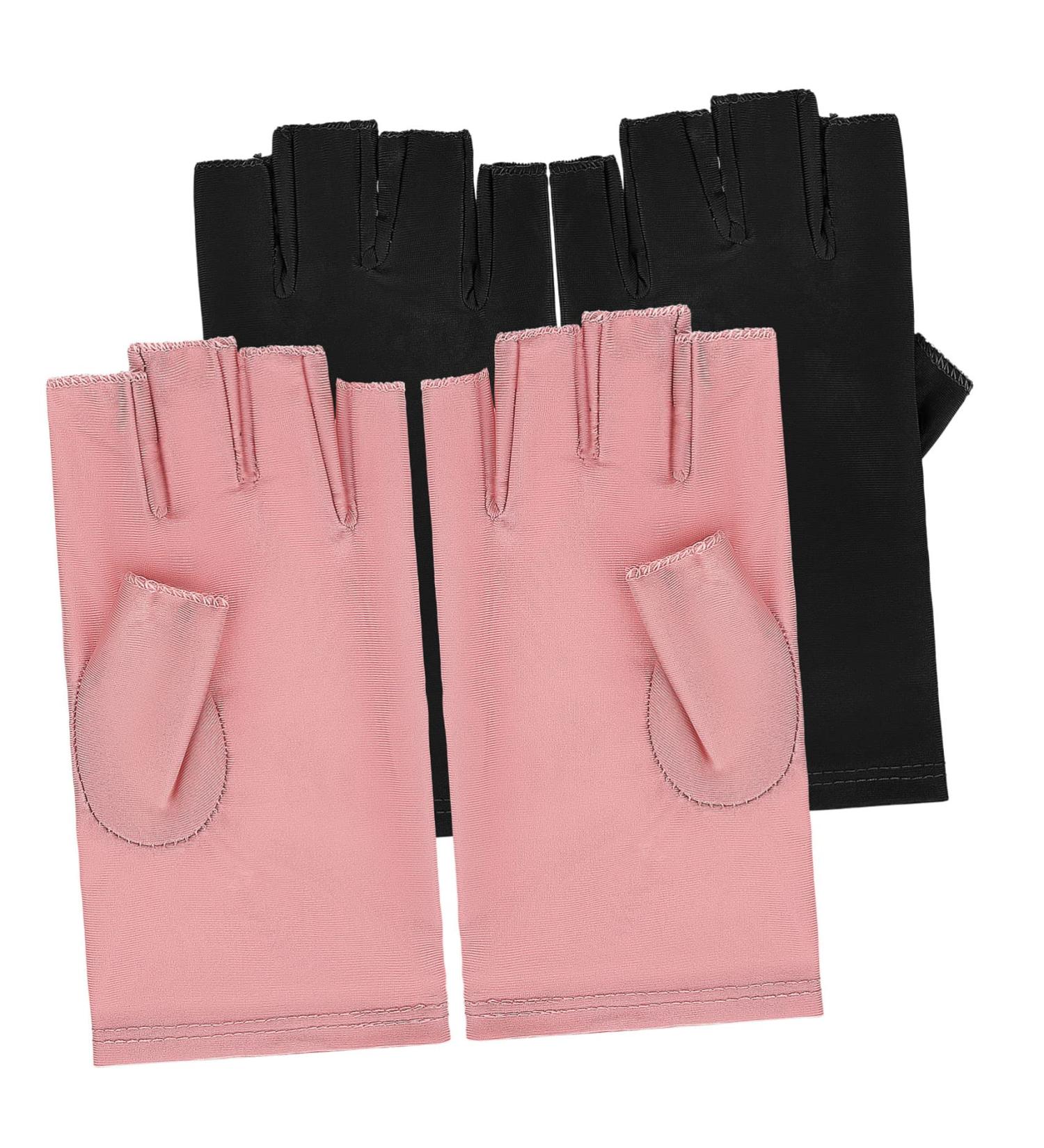 POPETPOP UV Nail Gloves 2 Pairs Uv Gloves Uv Rays Gloves Uv Protection Gloves Nail Uv Lamp Gloves for Uv Manicure Gloves Nail Art Supplies Nail Art Gel Cotton Nail Supplies Sun Protection - Buy Online on GoSupps.com