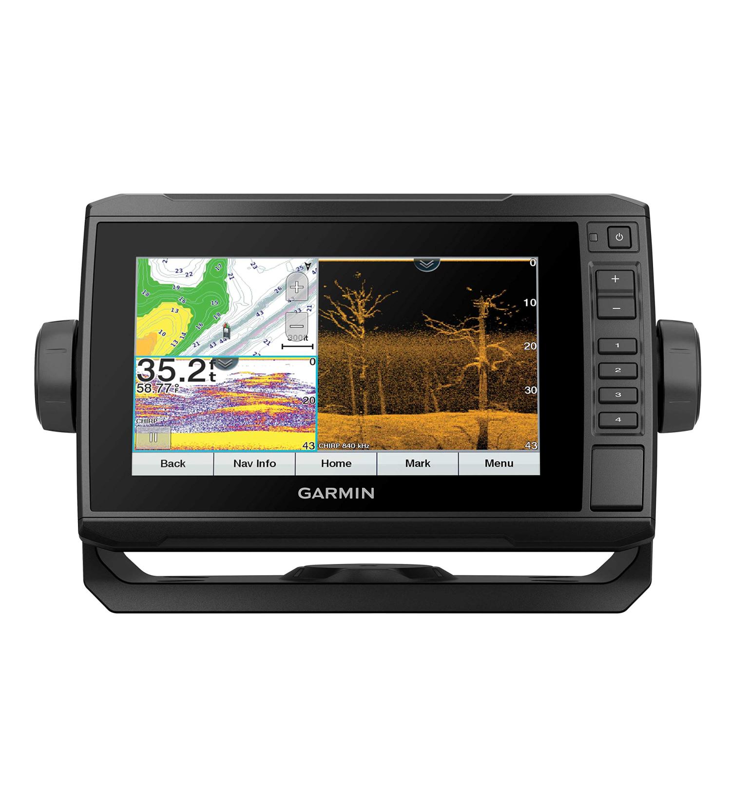 Garmin ECHOMAP UHD 73cv  7" Keyed-Assist Chartplotter with U.S. LakeVu g3 and GT24UHD-TM transducer - Buy Online on GoSupps.com