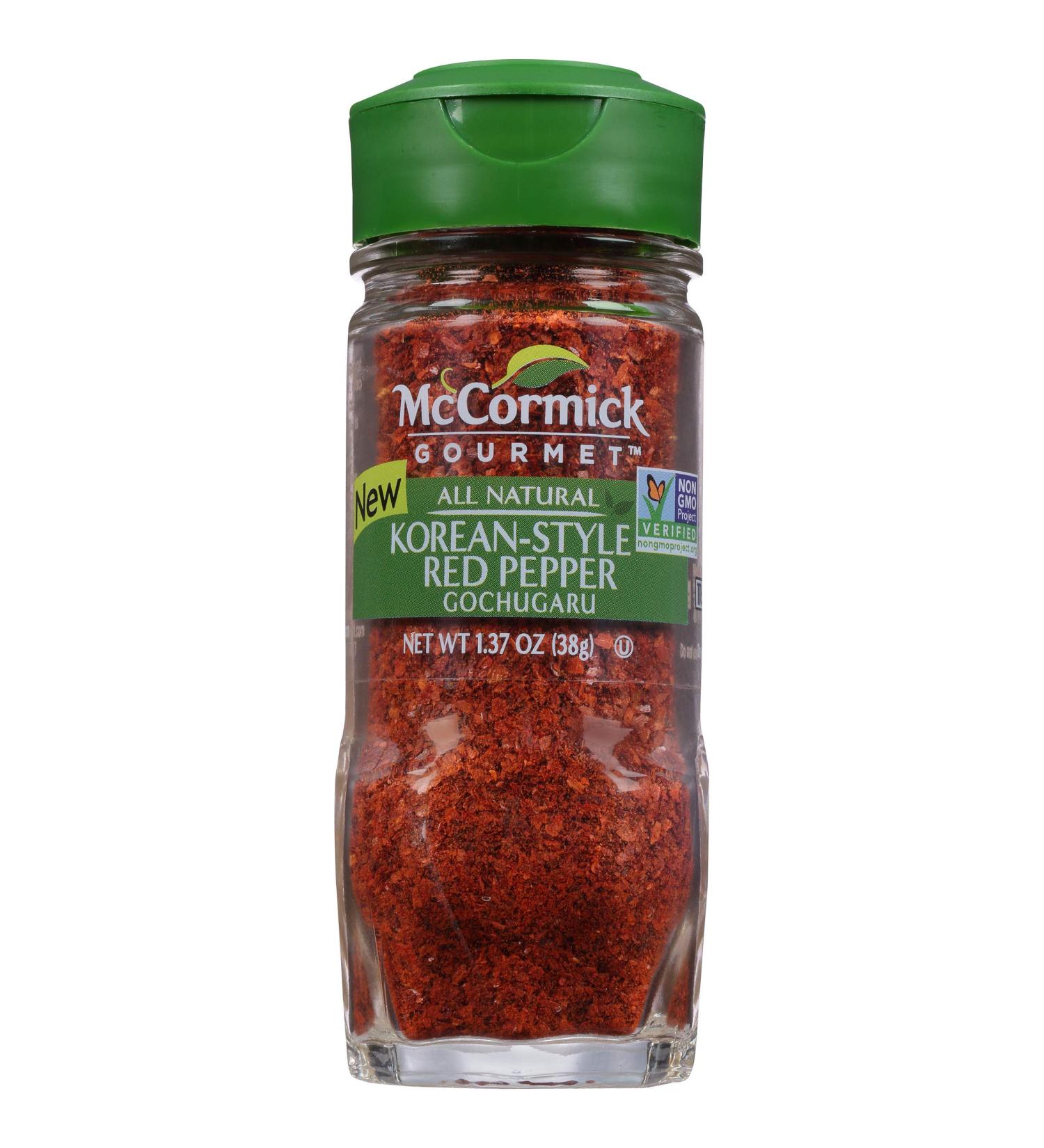McCormick Gourmet Korean-Style Red Pepper Gochugaru 1.37 oz - All Natural - Buy Online on GoSupps.com